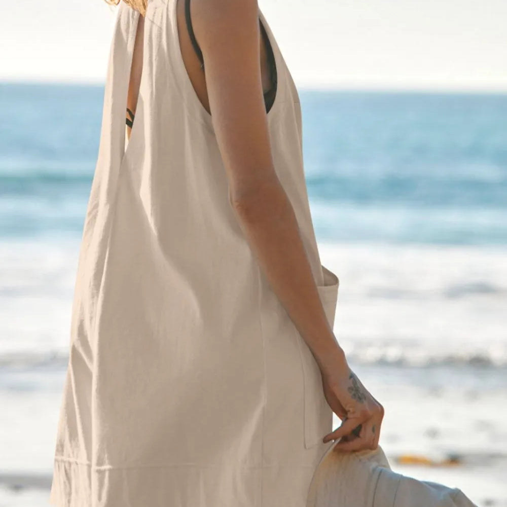 Lovelet Round Neck Sleeveless Romper-Jumpsuits & Rompers-Krush Kandy, Women's Online Fashion Boutique Located in Phoenix, Arizona (Scottsdale Area)