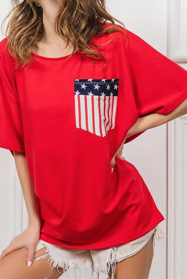 BiBi French Terry With Front Pocket Dolman Sleeves Top-Tops-Krush Kandy, Women's Online Fashion Boutique Located in Phoenix, Arizona (Scottsdale Area)