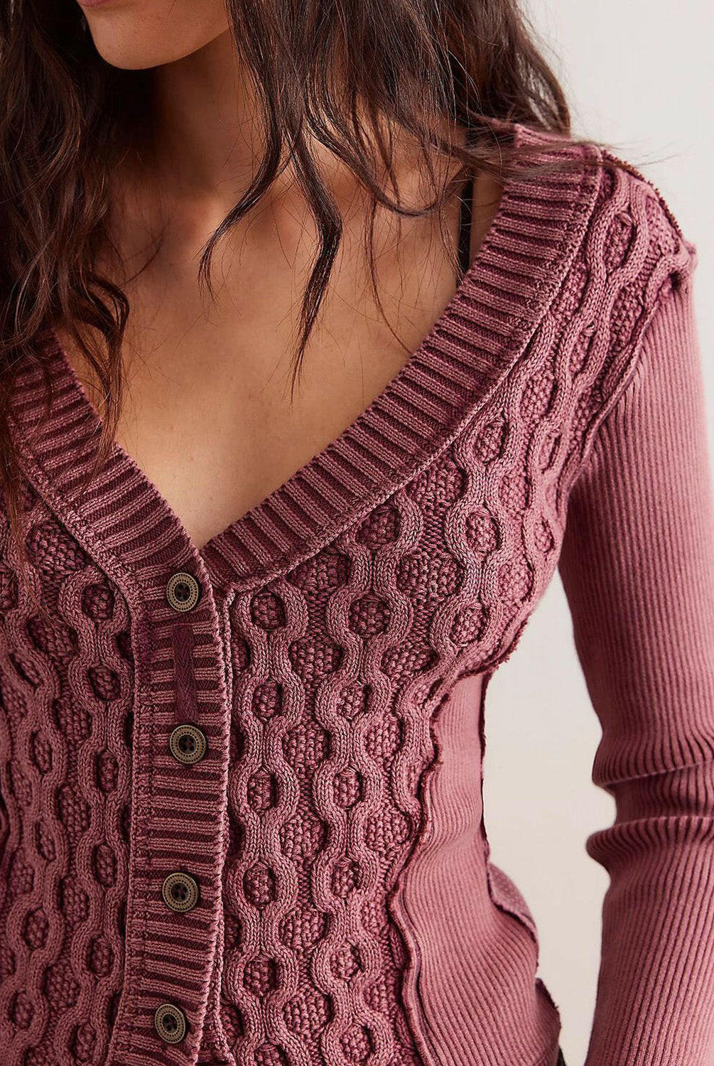 V-Neck Button Up Cropped Cardigan-Krush Kandy, Women's Online Fashion Boutique Located in Phoenix, Arizona (Scottsdale Area)