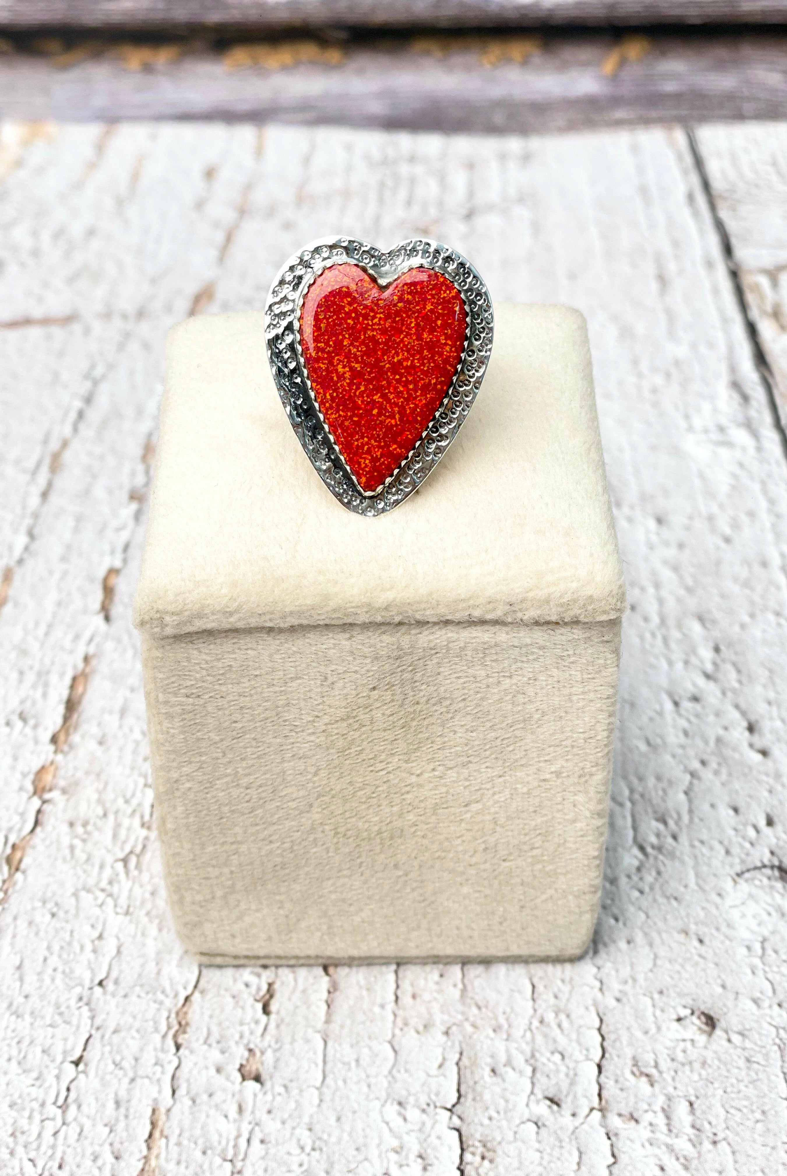 Love Of My Life Heart Ring-Rings-Krush Kandy, Women's Online Fashion Boutique Located in Phoenix, Arizona (Scottsdale Area)