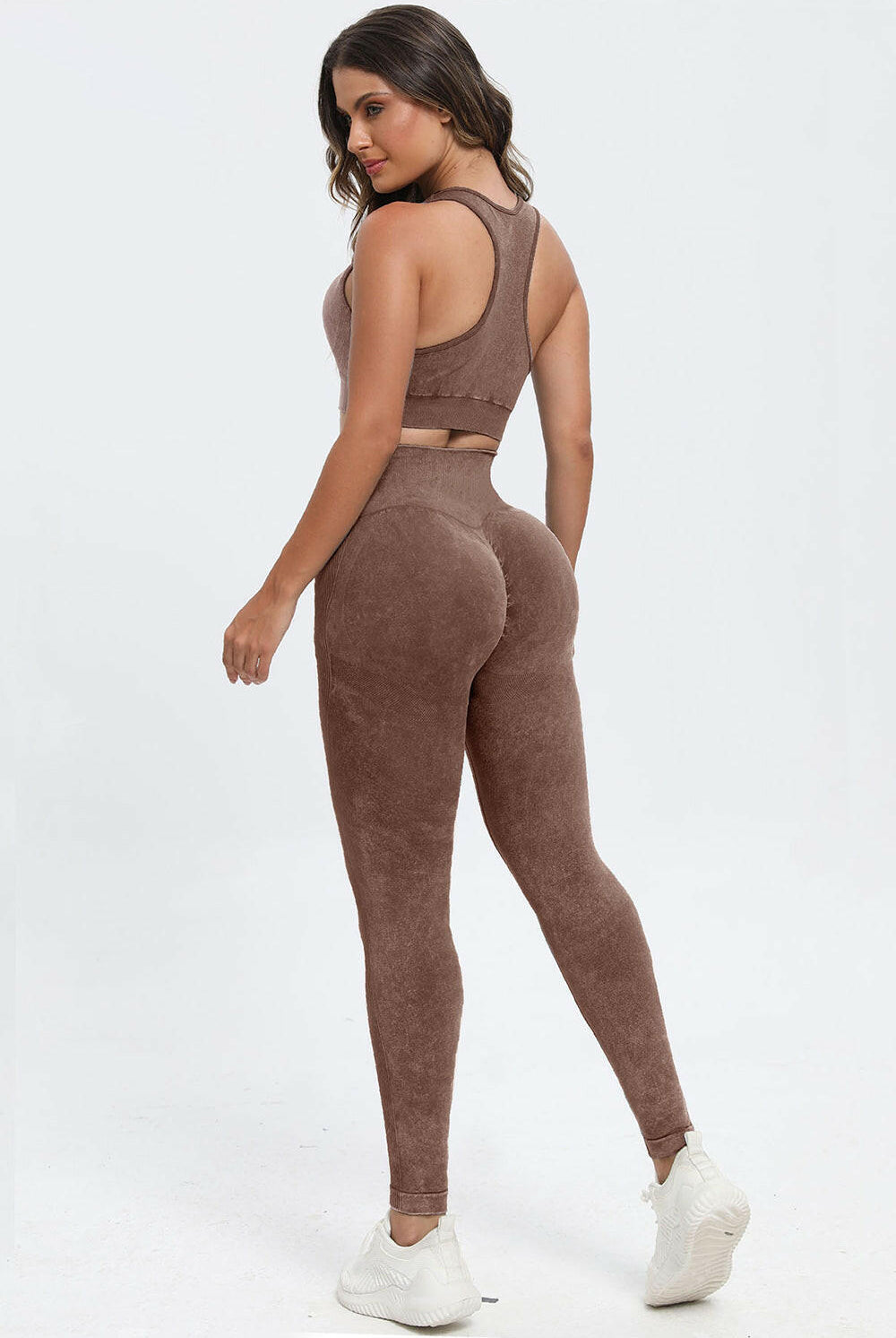 3 Piece Washed Square Neck Wide Strap Active Set-Krush Kandy, Women's Online Fashion Boutique Located in Phoenix, Arizona (Scottsdale Area)