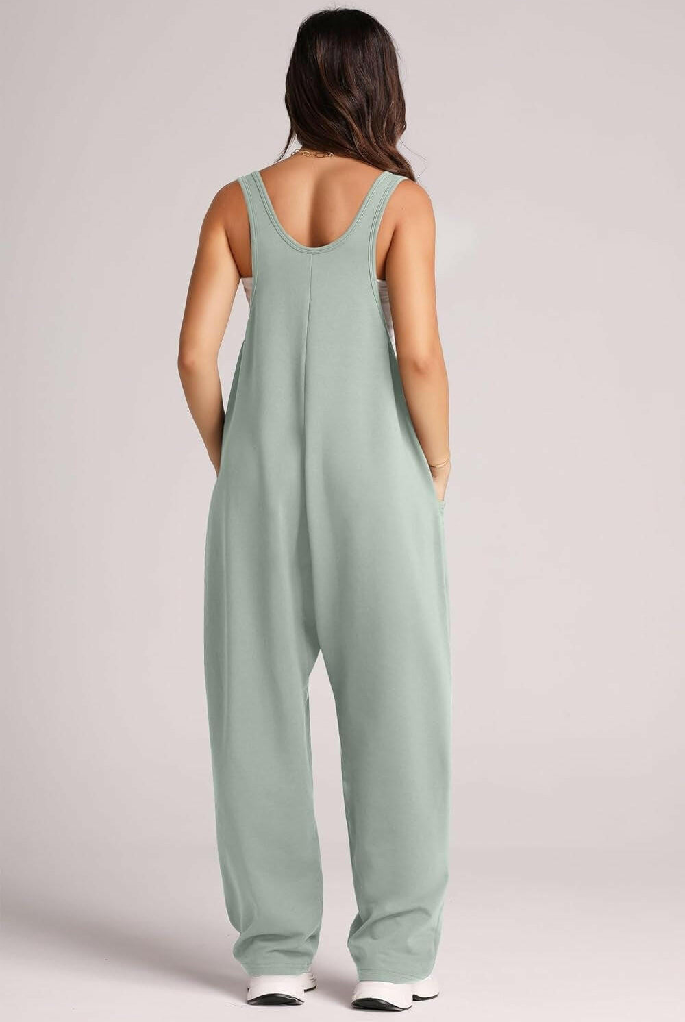Lovelet Wide Strap Jumpsuit with Pockets-Krush Kandy, Women's Online Fashion Boutique Located in Phoenix, Arizona (Scottsdale Area)