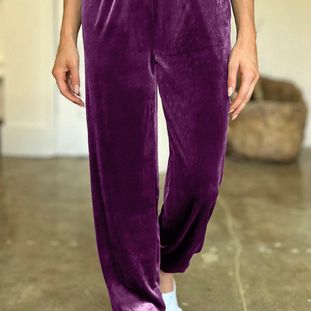FAM-FAM Pocketed Elastic Waist Joggers-Pants-Krush Kandy, Women's Online Fashion Boutique Located in Phoenix, Arizona (Scottsdale Area)