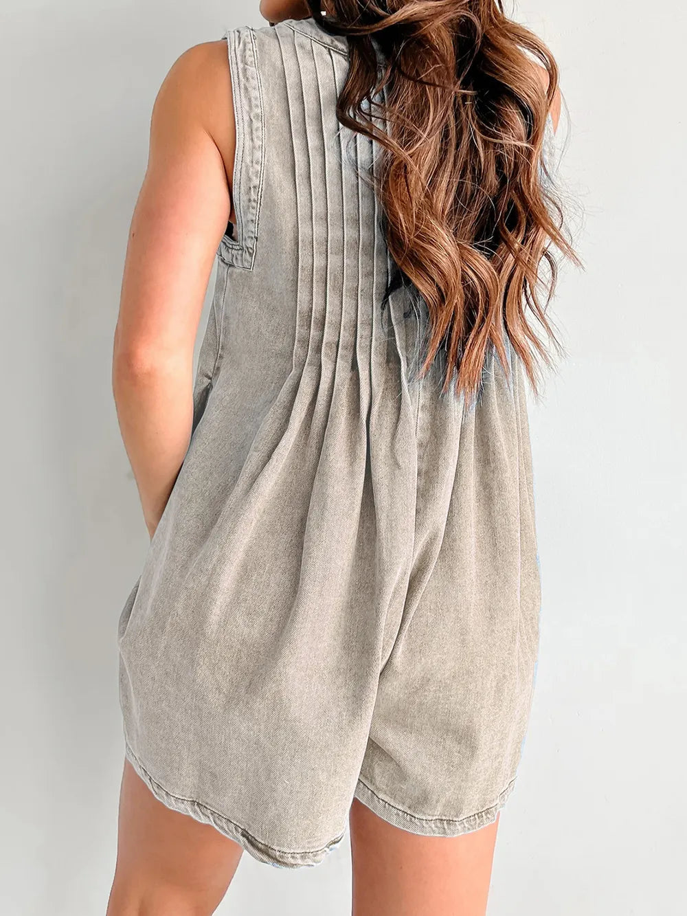 Tied Romper with Pockets-Jumpsuits & Rompers-Krush Kandy, Women's Online Fashion Boutique Located in Phoenix, Arizona (Scottsdale Area)