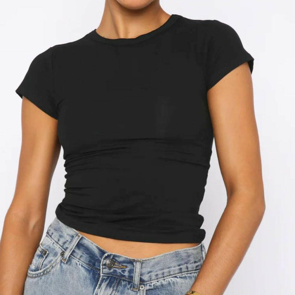 Crewneck Short Sleeve Tee-Krush Kandy, Women's Online Fashion Boutique Located in Phoenix, Arizona (Scottsdale Area)