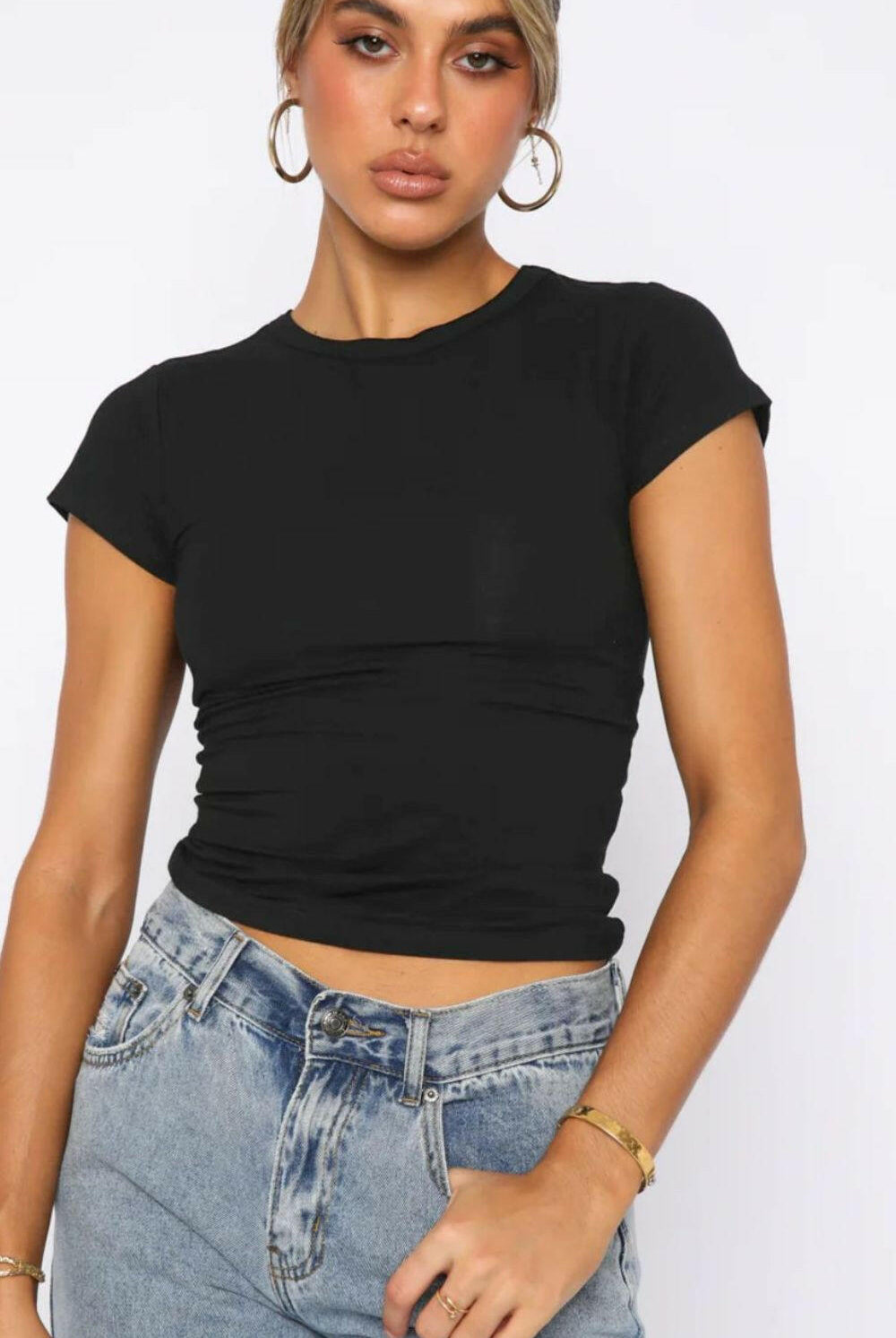 Crewneck Short Sleeve Tee-Krush Kandy, Women's Online Fashion Boutique Located in Phoenix, Arizona (Scottsdale Area)