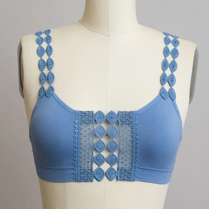 Boho Eye Lace Bralette-Bralettes-Krush Kandy, Women's Online Fashion Boutique Located in Phoenix, Arizona (Scottsdale Area)
