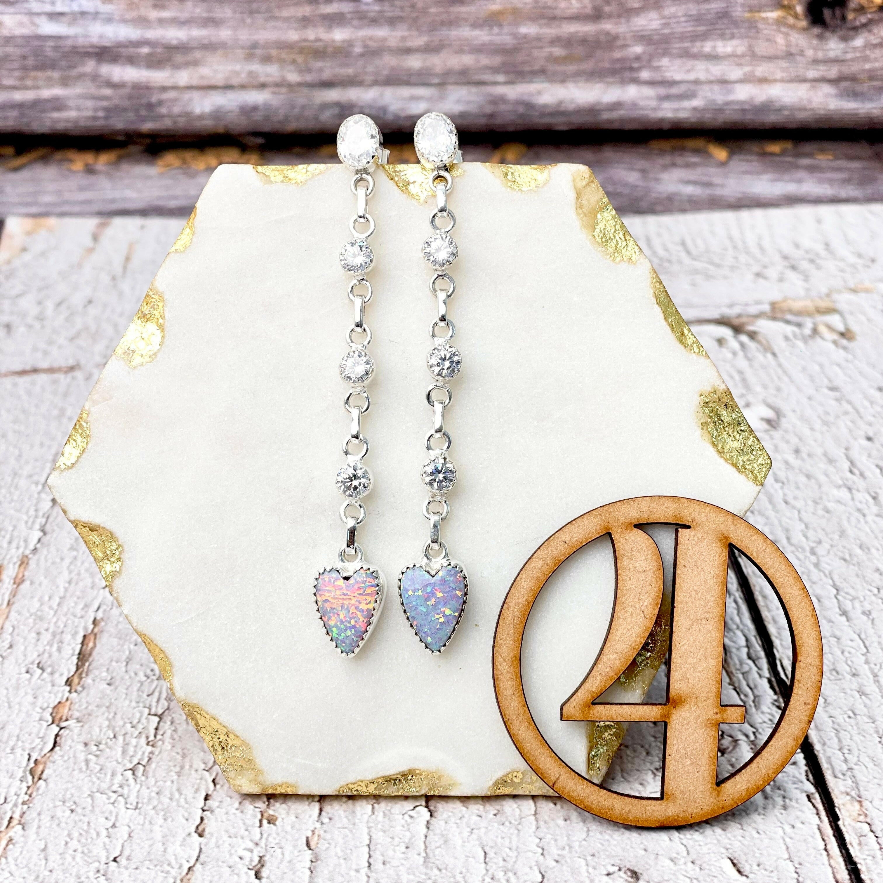 All For You Heart Earrings-Earrings-Krush Kandy, Women's Online Fashion Boutique Located in Phoenix, Arizona (Scottsdale Area)