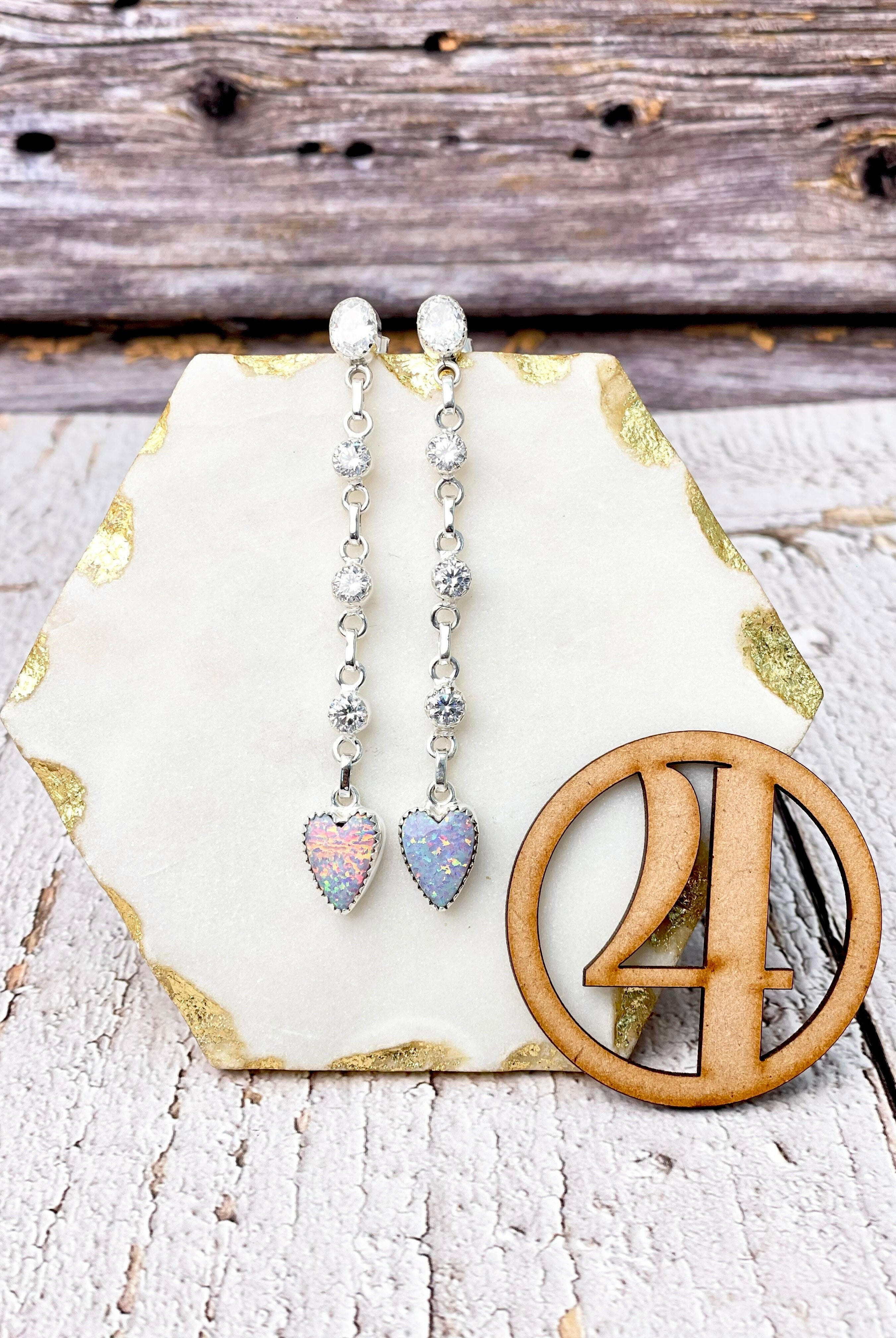All For You Heart Earrings-Earrings-Krush Kandy, Women's Online Fashion Boutique Located in Phoenix, Arizona (Scottsdale Area)