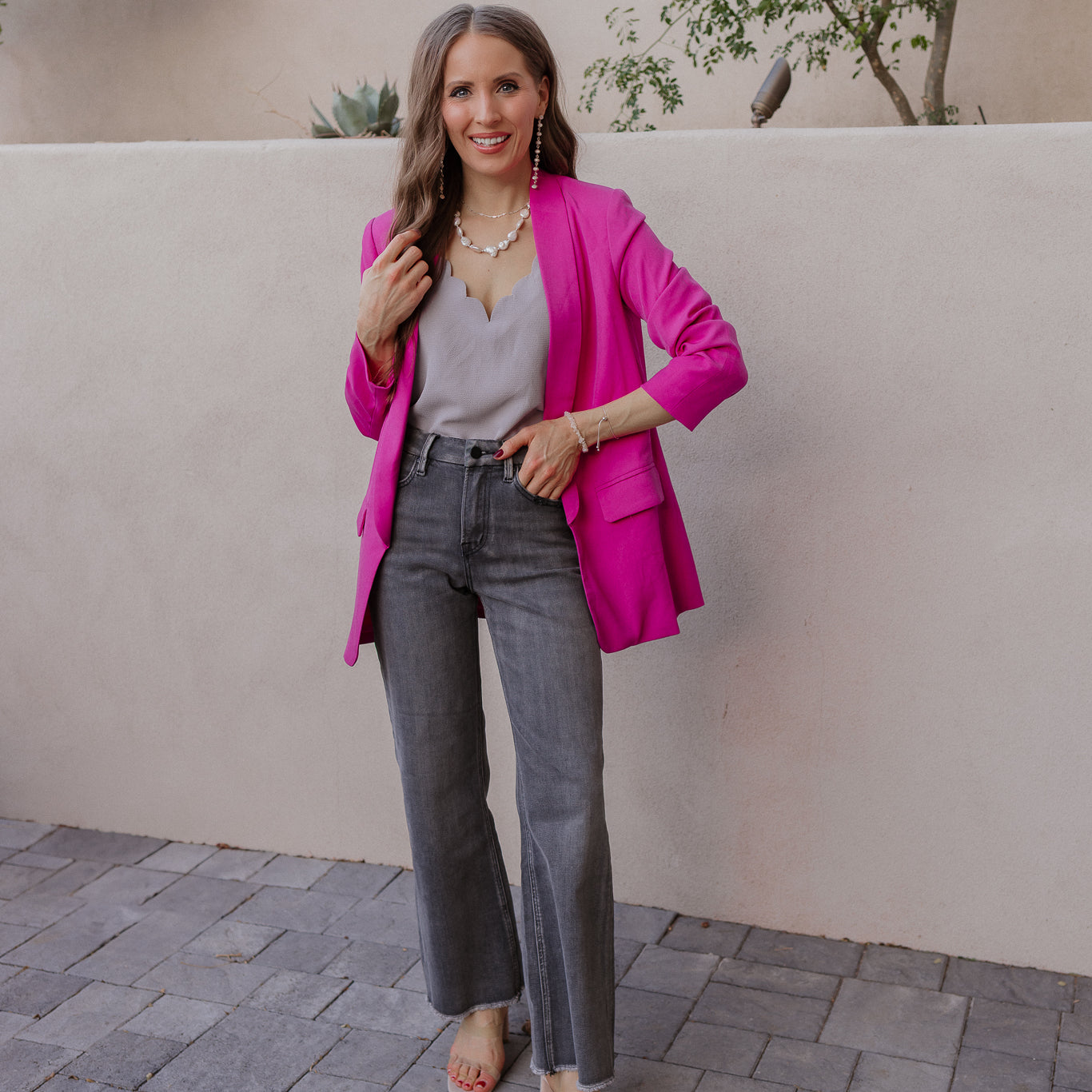 After Hours Long Sleeve Blazer-Blazers-Krush Kandy, Women's Online Fashion Boutique Located in Phoenix, Arizona (Scottsdale Area)