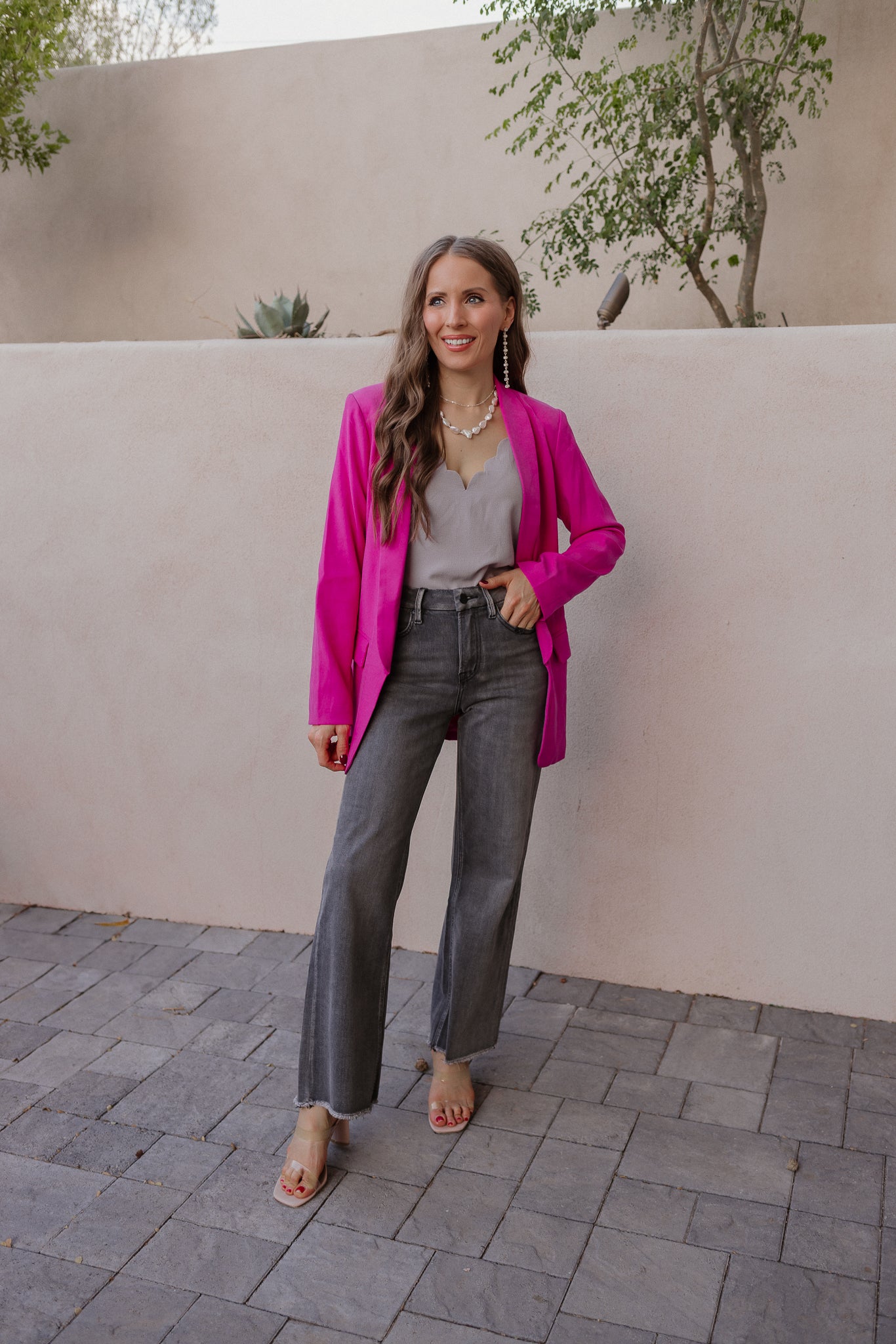 It's A Great Day Scalloped Tank | S-3X, 7 Colors-Tanks-Krush Kandy, Women's Online Fashion Boutique Located in Phoenix, Arizona (Scottsdale Area)