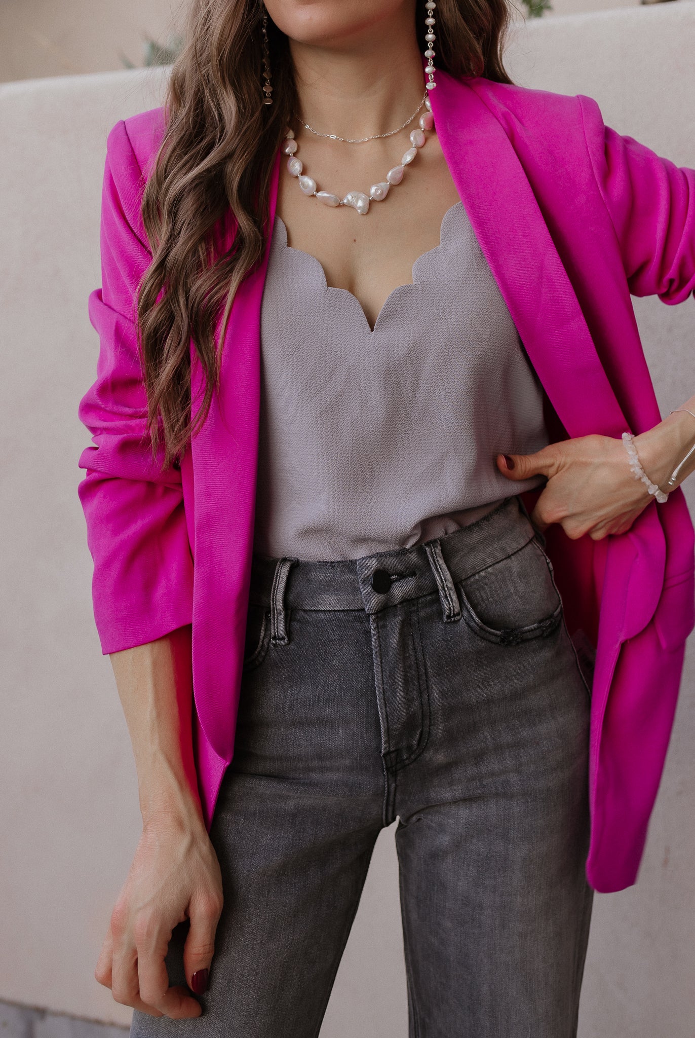After Hours Long Sleeve Blazer-Blazers-Krush Kandy, Women's Online Fashion Boutique Located in Phoenix, Arizona (Scottsdale Area)