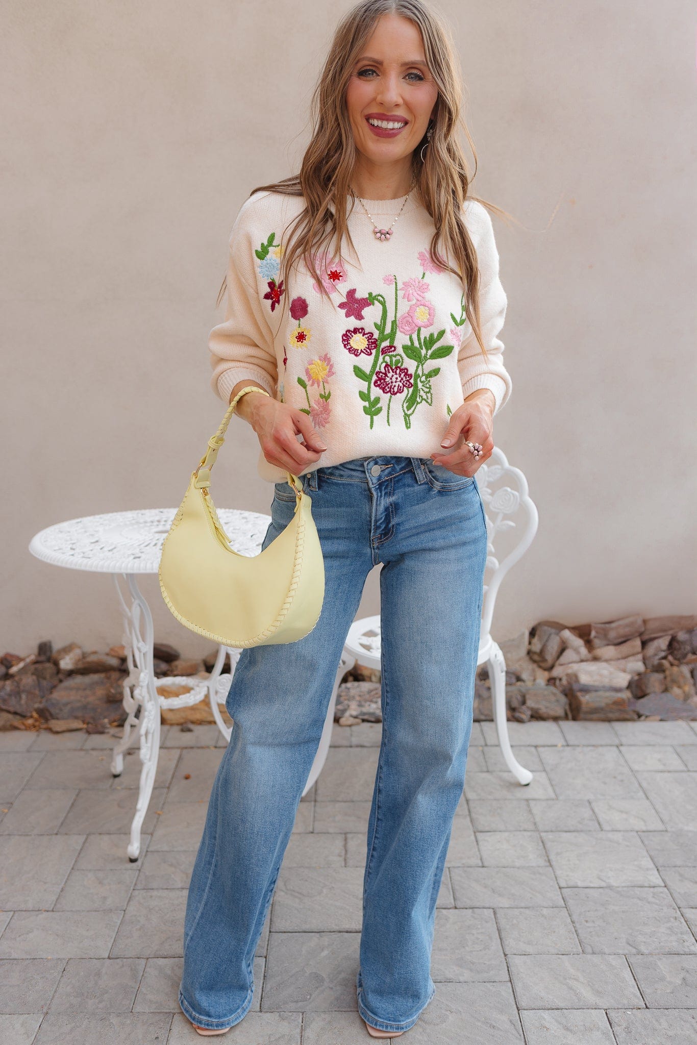 RISEN 90's Girl Low Rise Wide Leg Denim Jeans-Jeans-Krush Kandy, Women's Online Fashion Boutique Located in Phoenix, Arizona (Scottsdale Area)