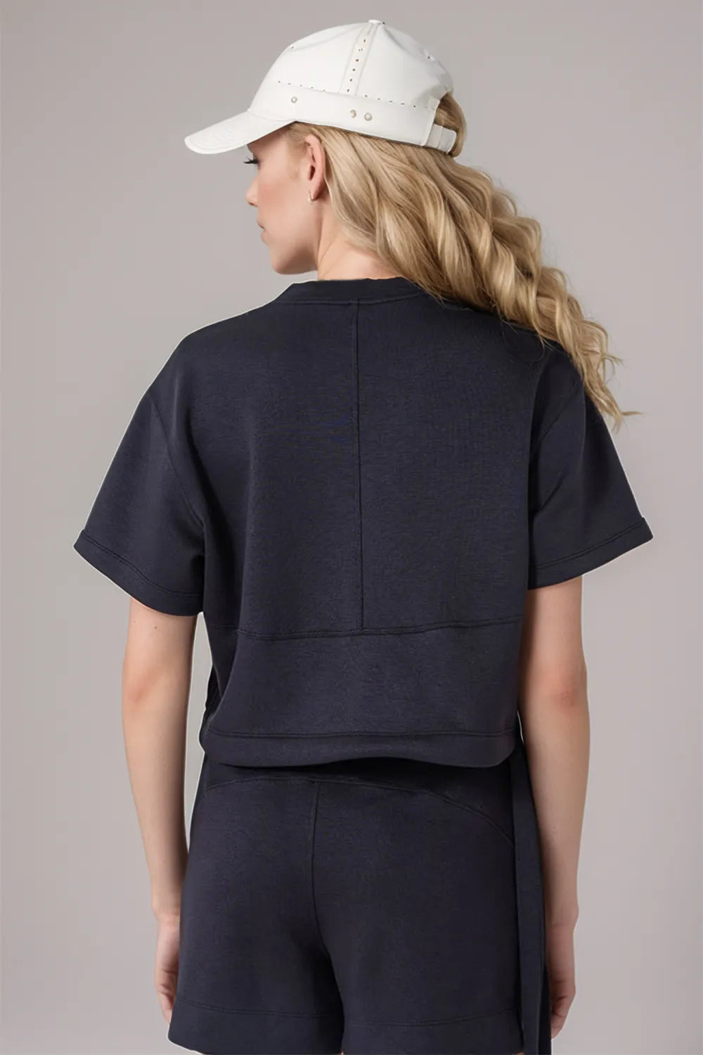 Cinch Me Up Drawstring Crop Tee-Tops-Krush Kandy, Women's Online Fashion Boutique Located in Phoenix, Arizona (Scottsdale Area)