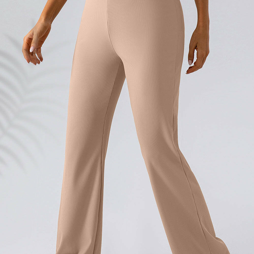High Waist Straight Active Pants-Pants-Krush Kandy, Women's Online Fashion Boutique Located in Phoenix, Arizona (Scottsdale Area)