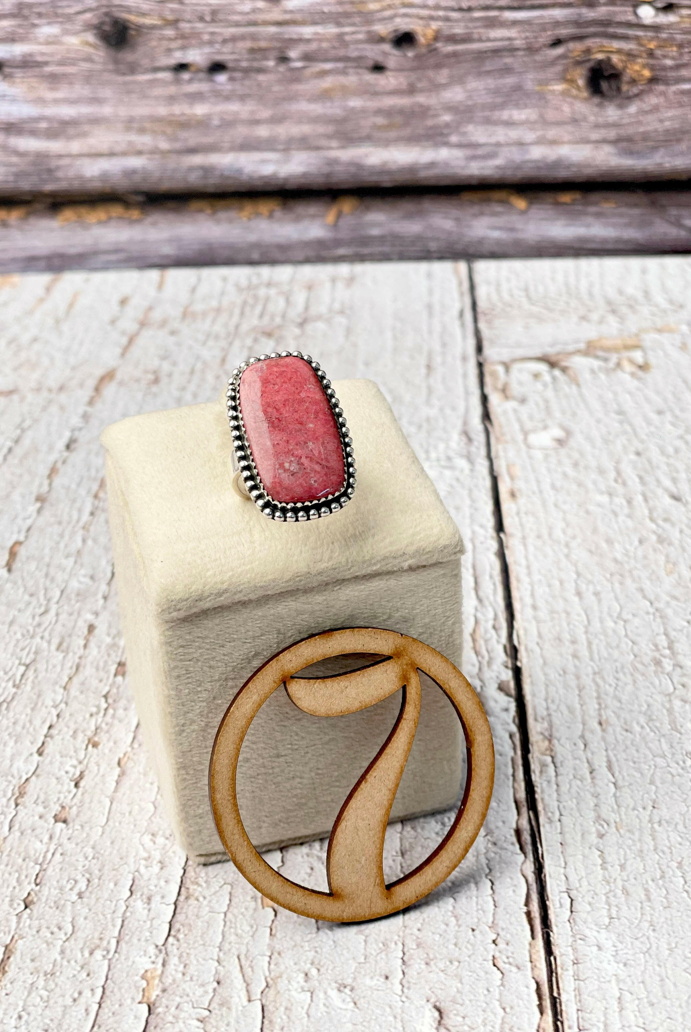 One Of A Kind Thulite Slab Rings-Rings-Krush Kandy, Women's Online Fashion Boutique Located in Phoenix, Arizona (Scottsdale Area)