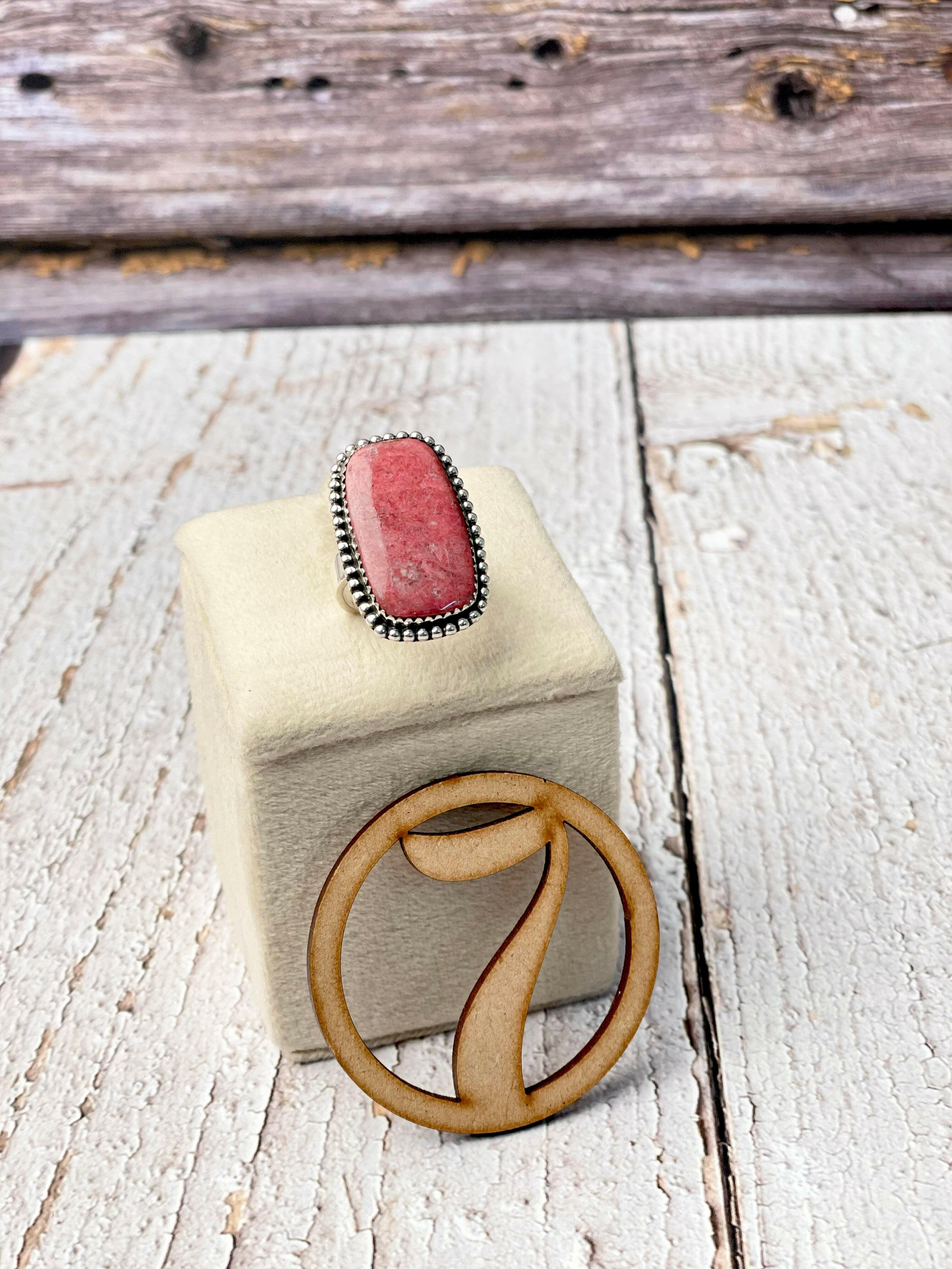 One Of A Kind Thulite Slab Rings-Rings-Krush Kandy, Women's Online Fashion Boutique Located in Phoenix, Arizona (Scottsdale Area)