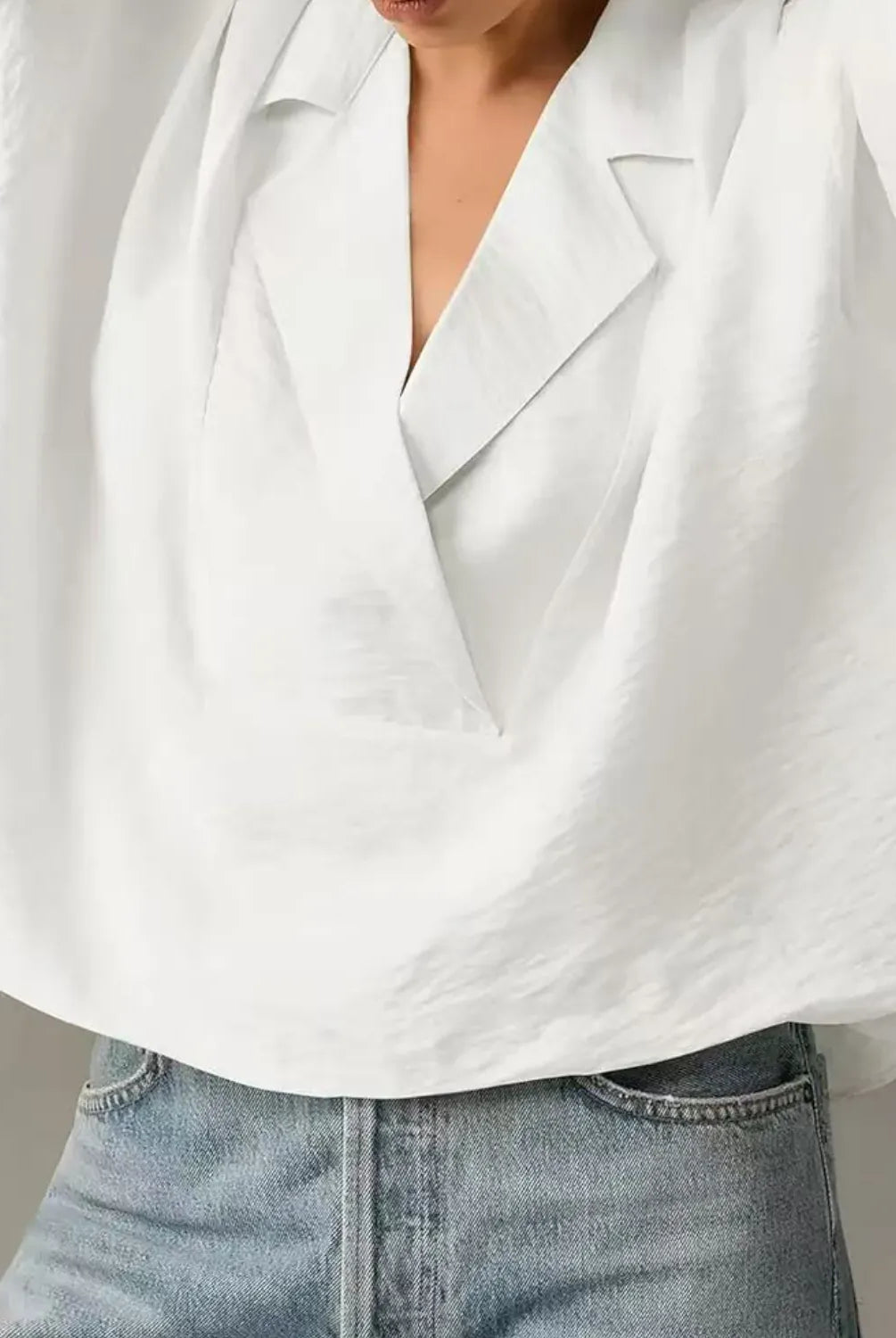 Collared Neck Half Sleeve Blouse-Krush Kandy, Women's Online Fashion Boutique Located in Phoenix, Arizona (Scottsdale Area)