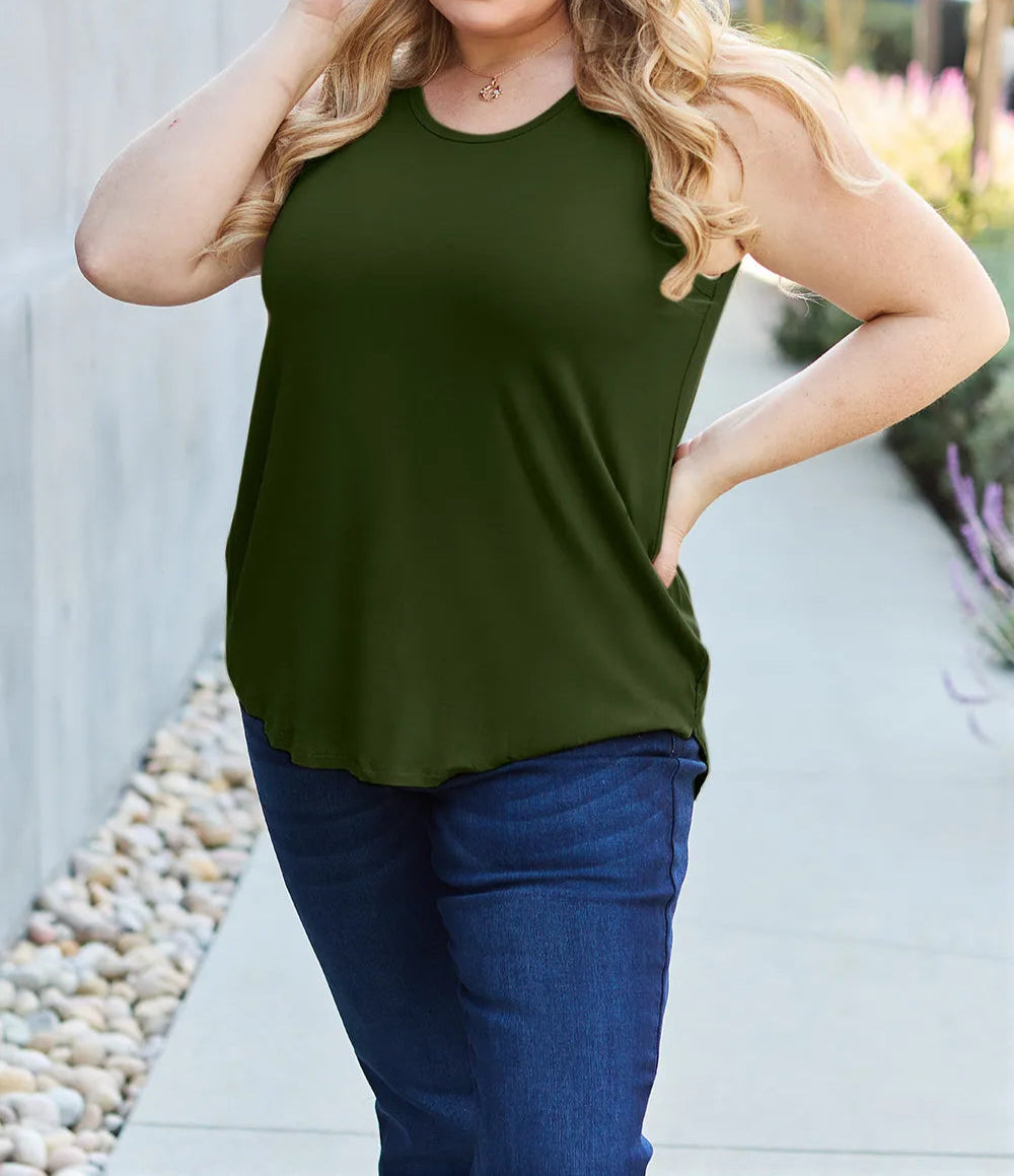 Basic Bae Full Size Round Neck Curved Hem Tank-Tops-Krush Kandy, Women's Online Fashion Boutique Located in Phoenix, Arizona (Scottsdale Area)