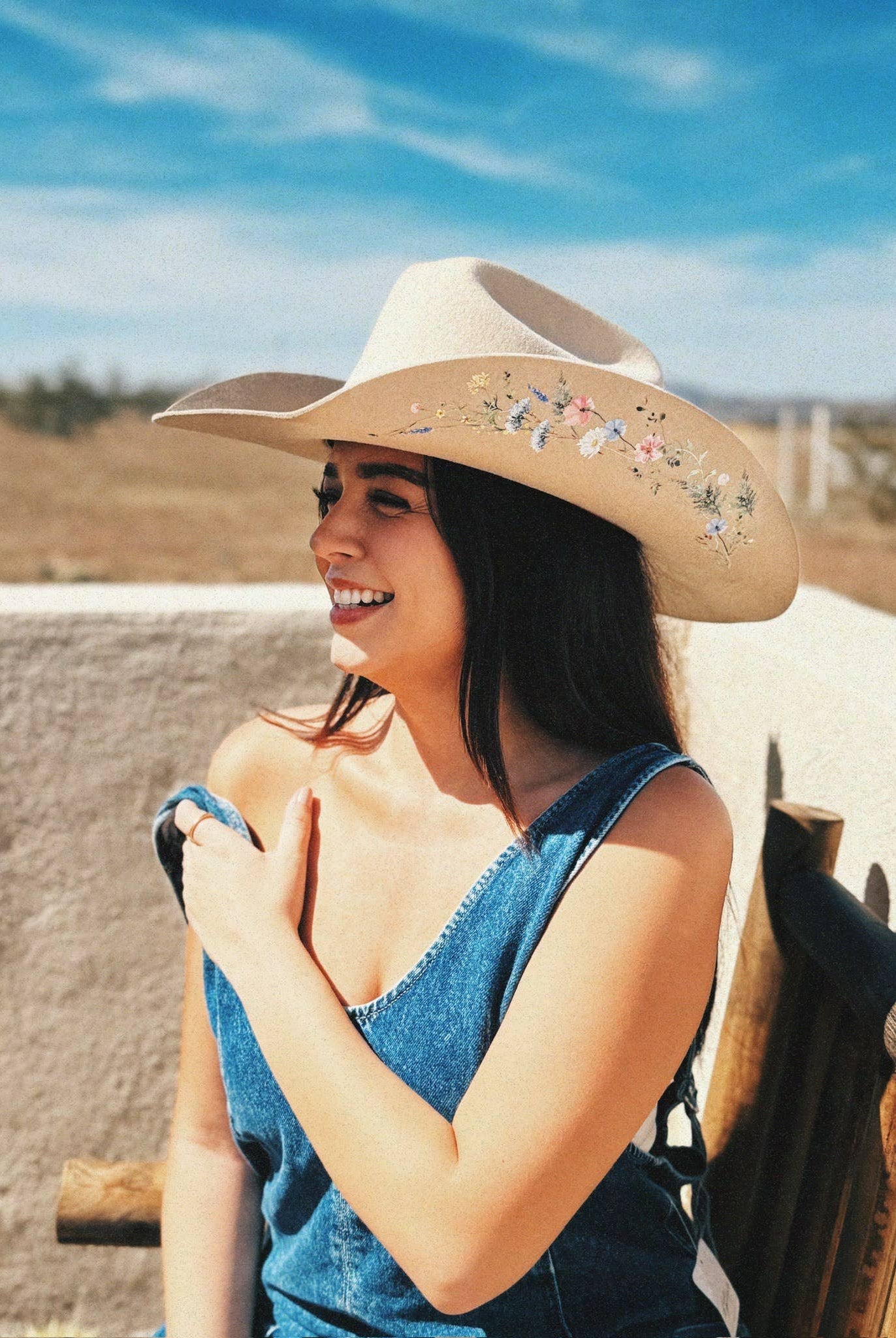 The Katie Lou Cowboy Hat - Made to Order-Hats-Krush Kandy, Women's Online Fashion Boutique Located in Phoenix, Arizona (Scottsdale Area)