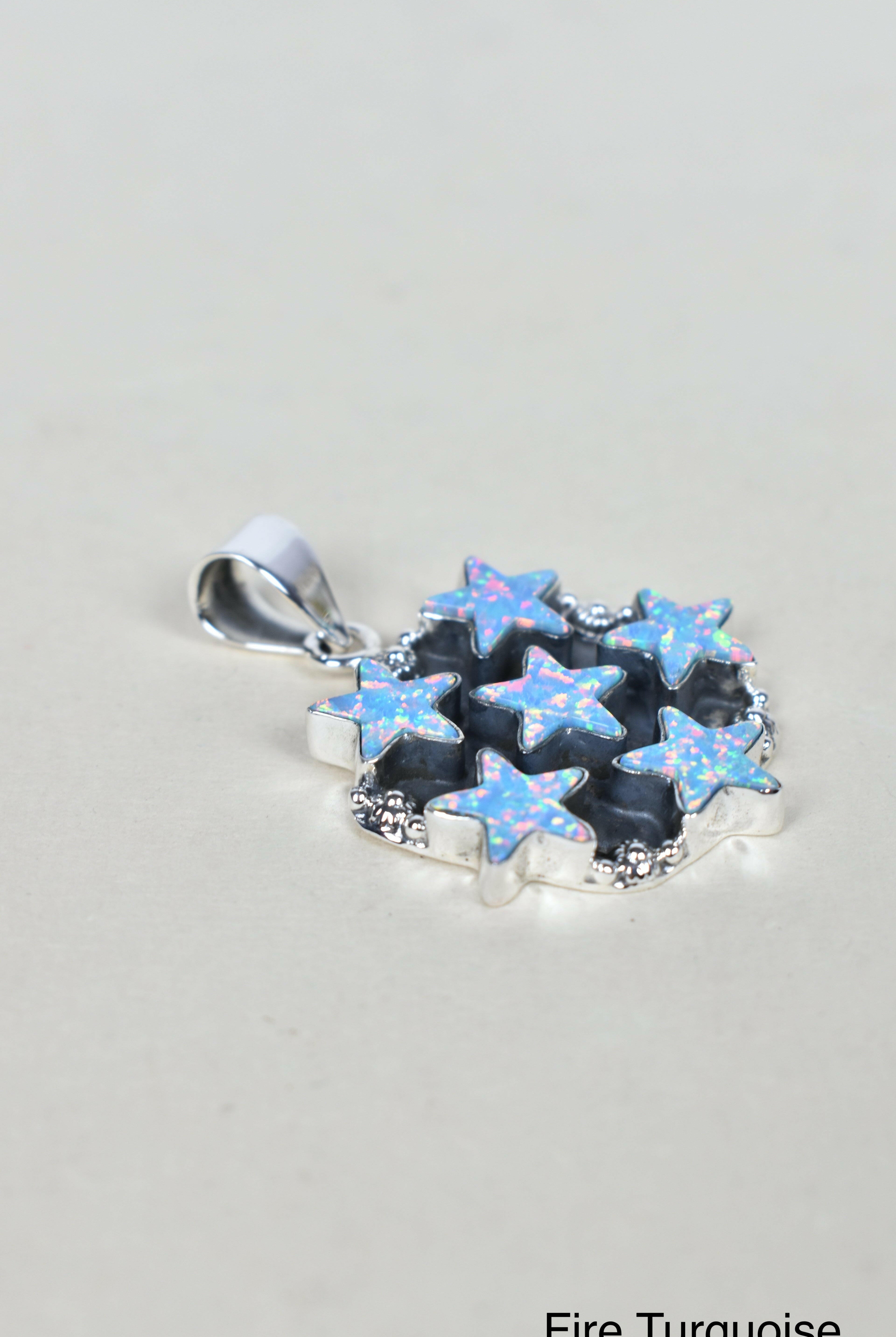 5 Star General Sterling Silver Pendant-Pendant Necklaces-Krush Kandy, Women's Online Fashion Boutique Located in Phoenix, Arizona (Scottsdale Area)