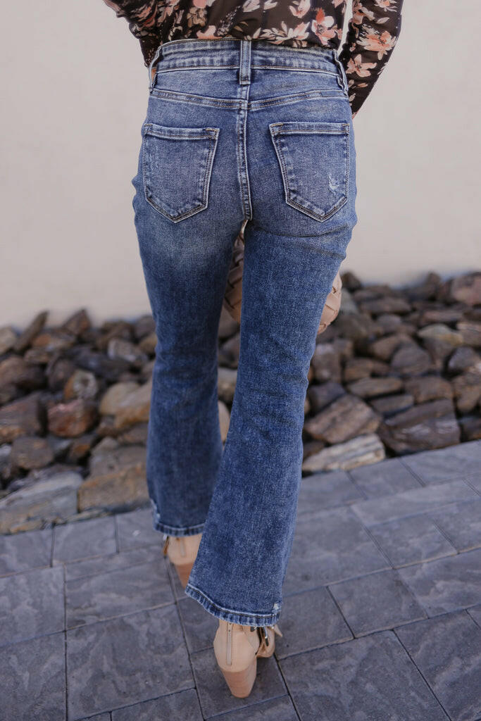 Kancan Bella Vista High-Rise Crop Flare Jeans-Jeans-Krush Kandy, Women's Online Fashion Boutique Located in Phoenix, Arizona (Scottsdale Area)