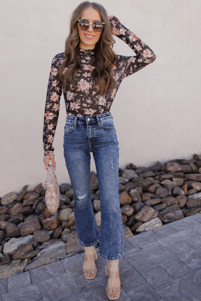 Kancan Bella Vista High-Rise Crop Flare Jeans-Jeans-Krush Kandy, Women's Online Fashion Boutique Located in Phoenix, Arizona (Scottsdale Area)