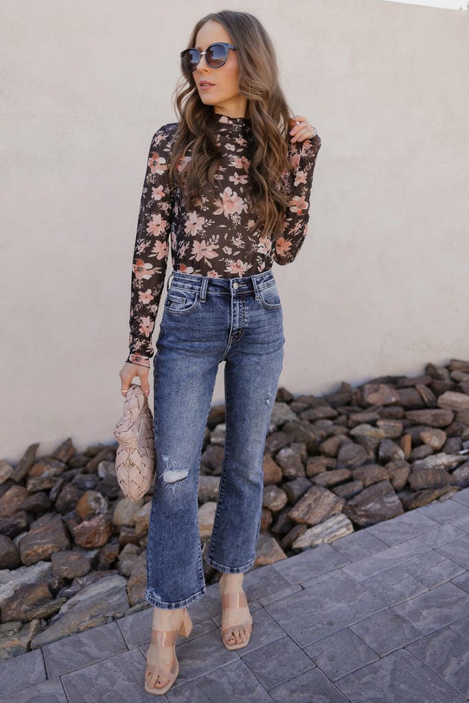 Kancan Bella Vista High-Rise Crop Flare Jeans-Jeans-Krush Kandy, Women's Online Fashion Boutique Located in Phoenix, Arizona (Scottsdale Area)