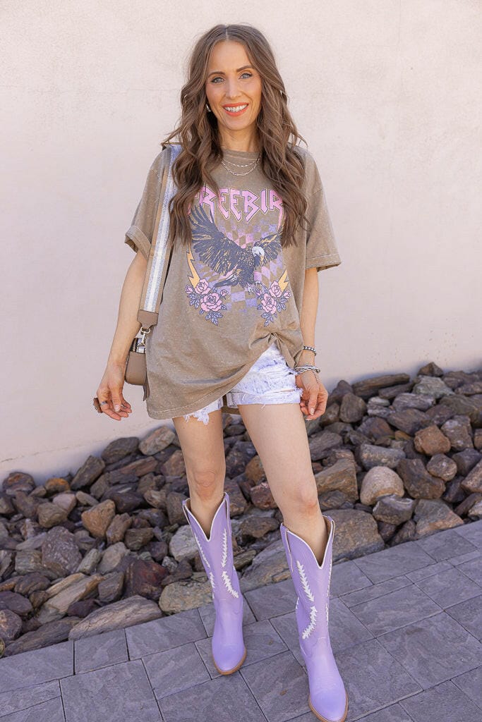 Jade Western Spirit Long Boots-Shoes-Krush Kandy, Women's Online Fashion Boutique Located in Phoenix, Arizona (Scottsdale Area)