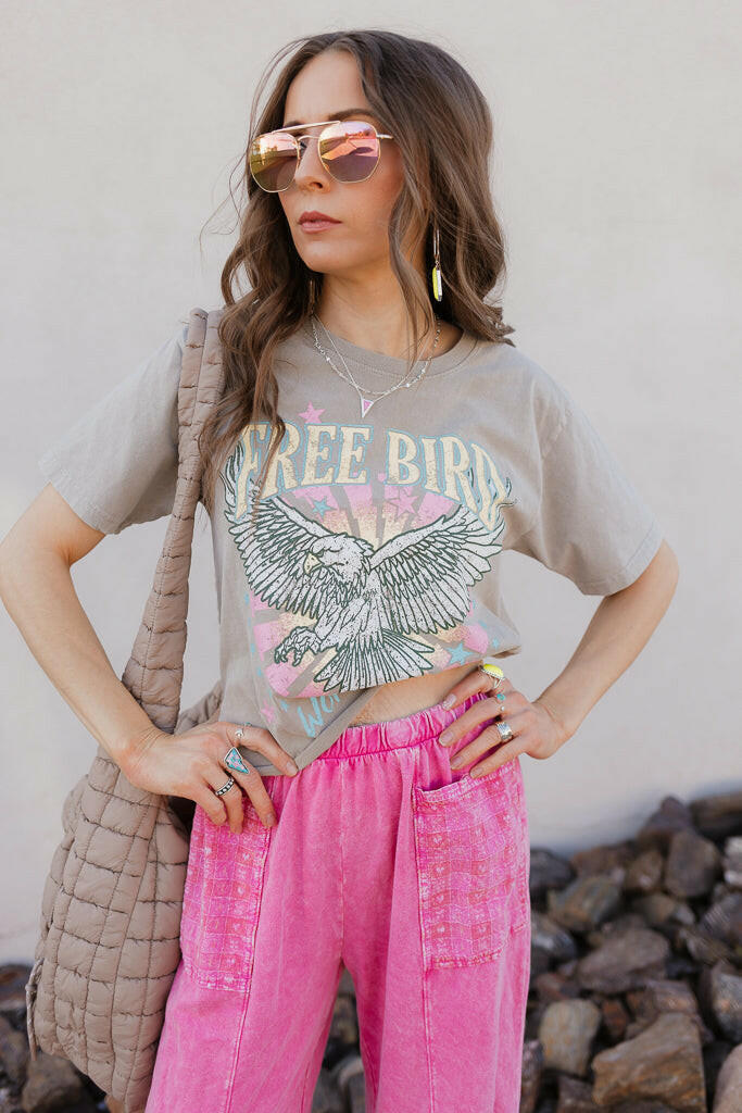 Free Bird World Tour Graphic Tee | MADE TO ORDER-Graphic Tees-Krush Kandy, Women's Online Fashion Boutique Located in Phoenix, Arizona (Scottsdale Area)
