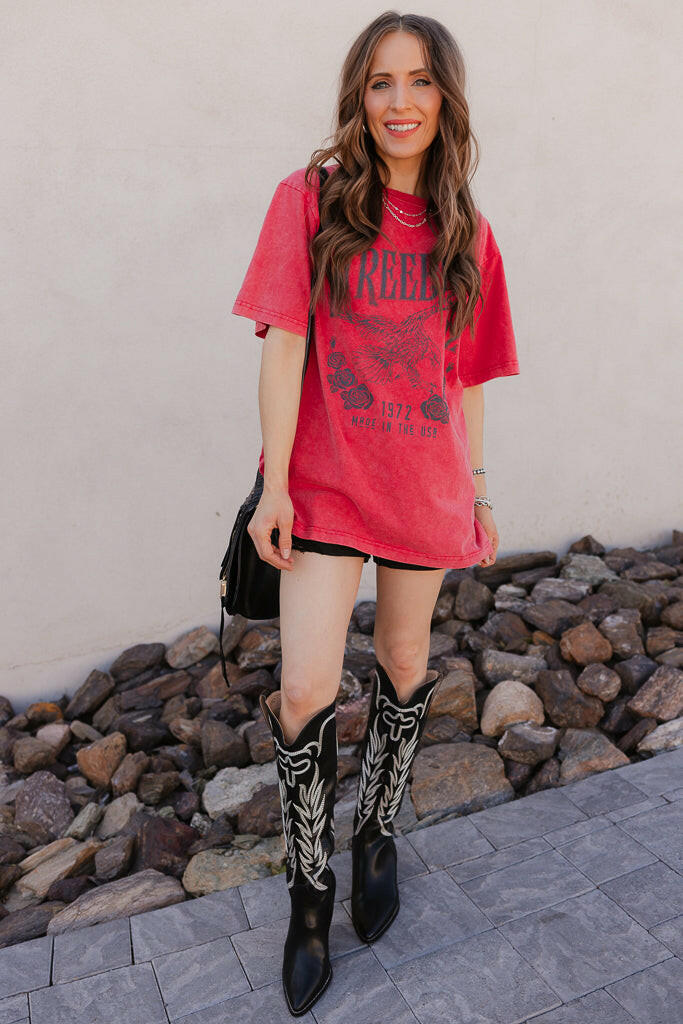 CELINA Embroidered Knee-High Boots-Shoes-Krush Kandy, Women's Online Fashion Boutique Located in Phoenix, Arizona (Scottsdale Area)