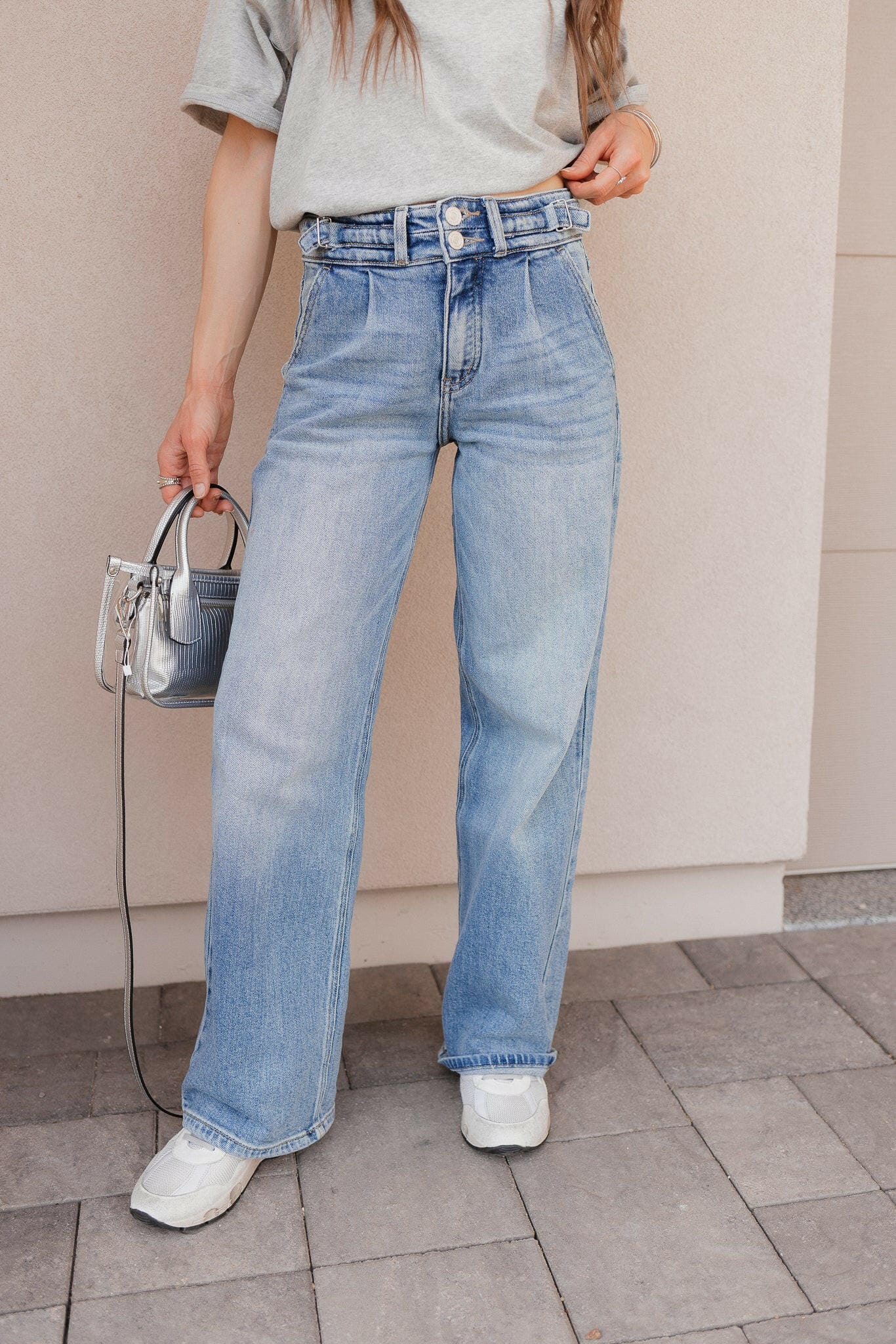 KANCAN Blue Lagoon Wide Leg Kancan Jeans-Denim-Krush Kandy, Women's Online Fashion Boutique Located in Phoenix, Arizona (Scottsdale Area)