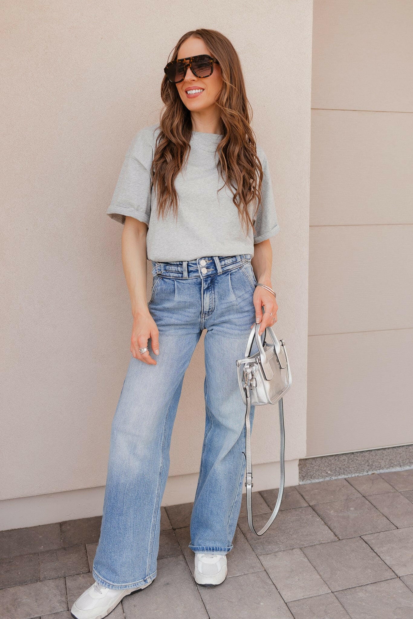 KANCAN Blue Lagoon Wide Leg Kancan Jeans-Denim-Krush Kandy, Women's Online Fashion Boutique Located in Phoenix, Arizona (Scottsdale Area)