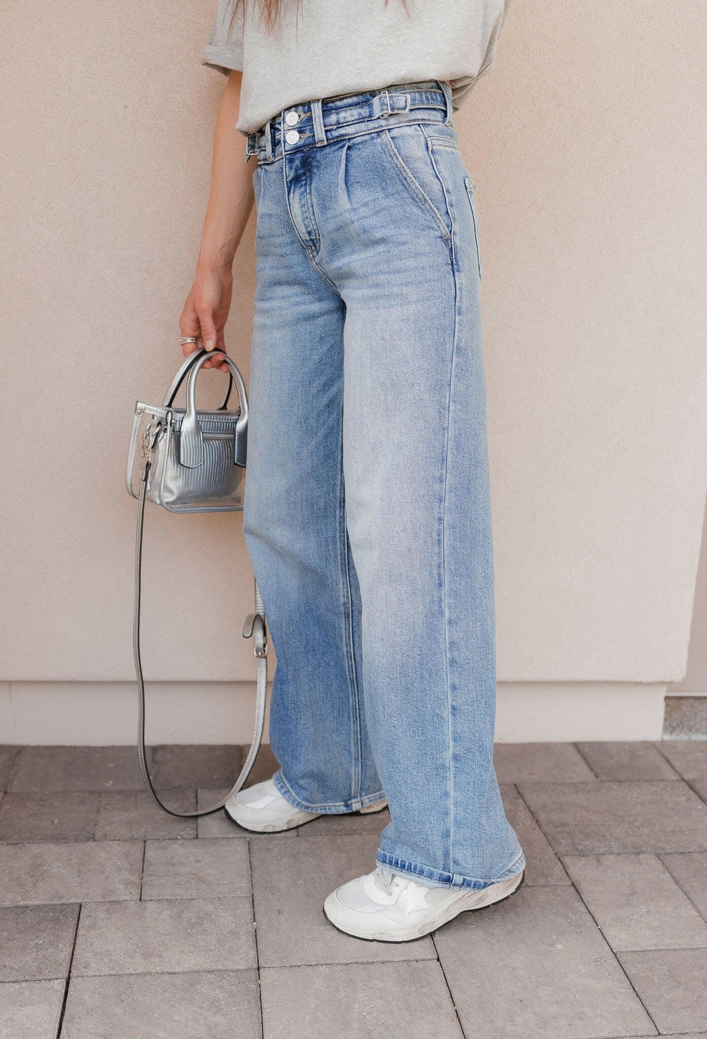 KANCAN Blue Lagoon Wide Leg Kancan Jeans-Denim-Krush Kandy, Women's Online Fashion Boutique Located in Phoenix, Arizona (Scottsdale Area)