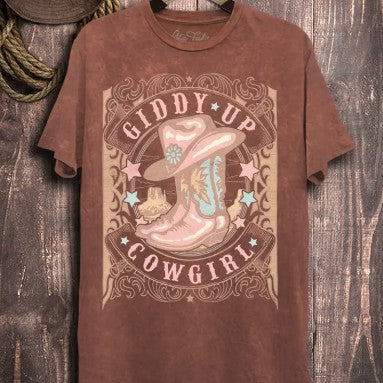 Giddy Up Cowgirl Graphic Tee
