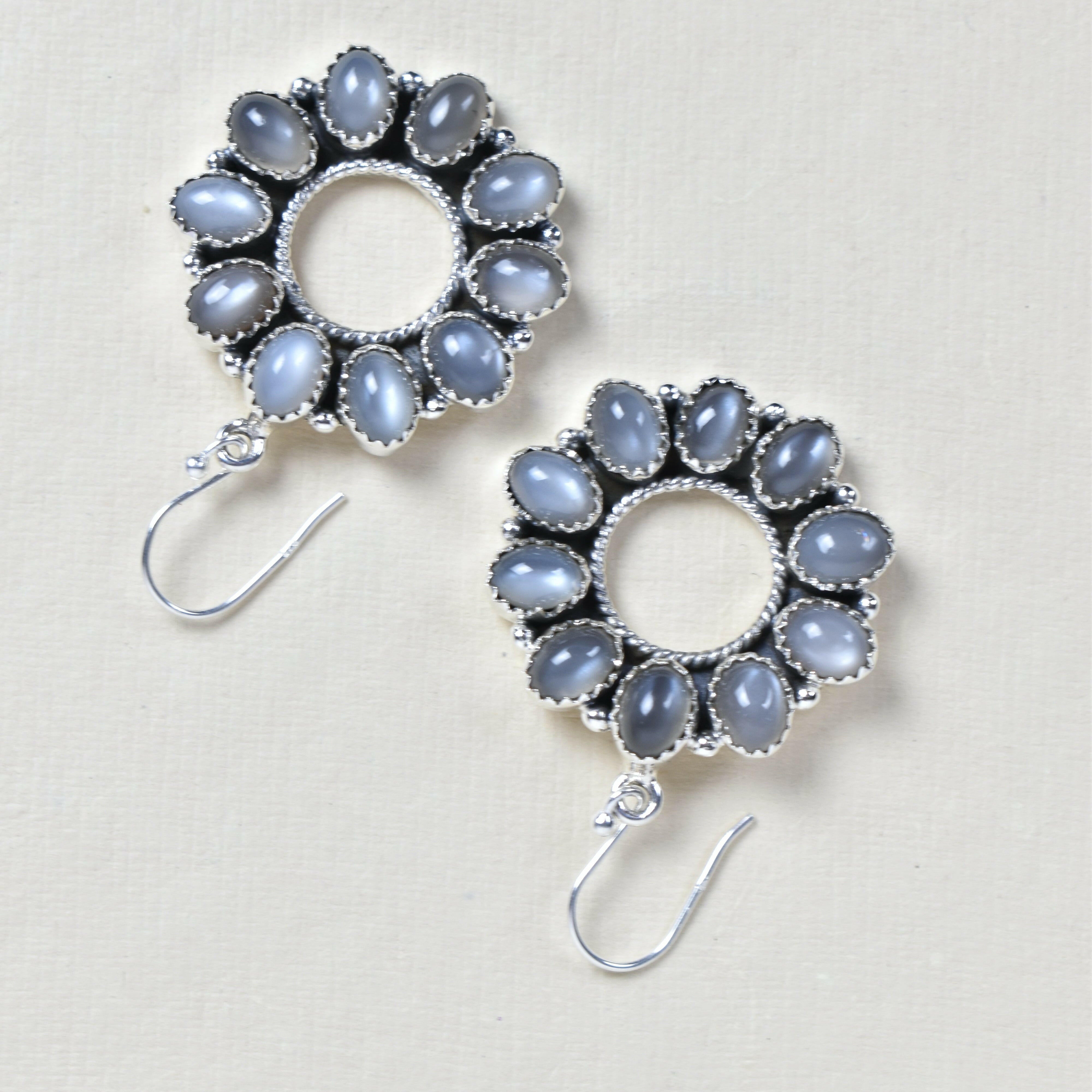 HOLLOW "O" STERLING SILVER EARRINGS-Drop Earrings-Krush Kandy, Women's Online Fashion Boutique Located in Phoenix, Arizona (Scottsdale Area)