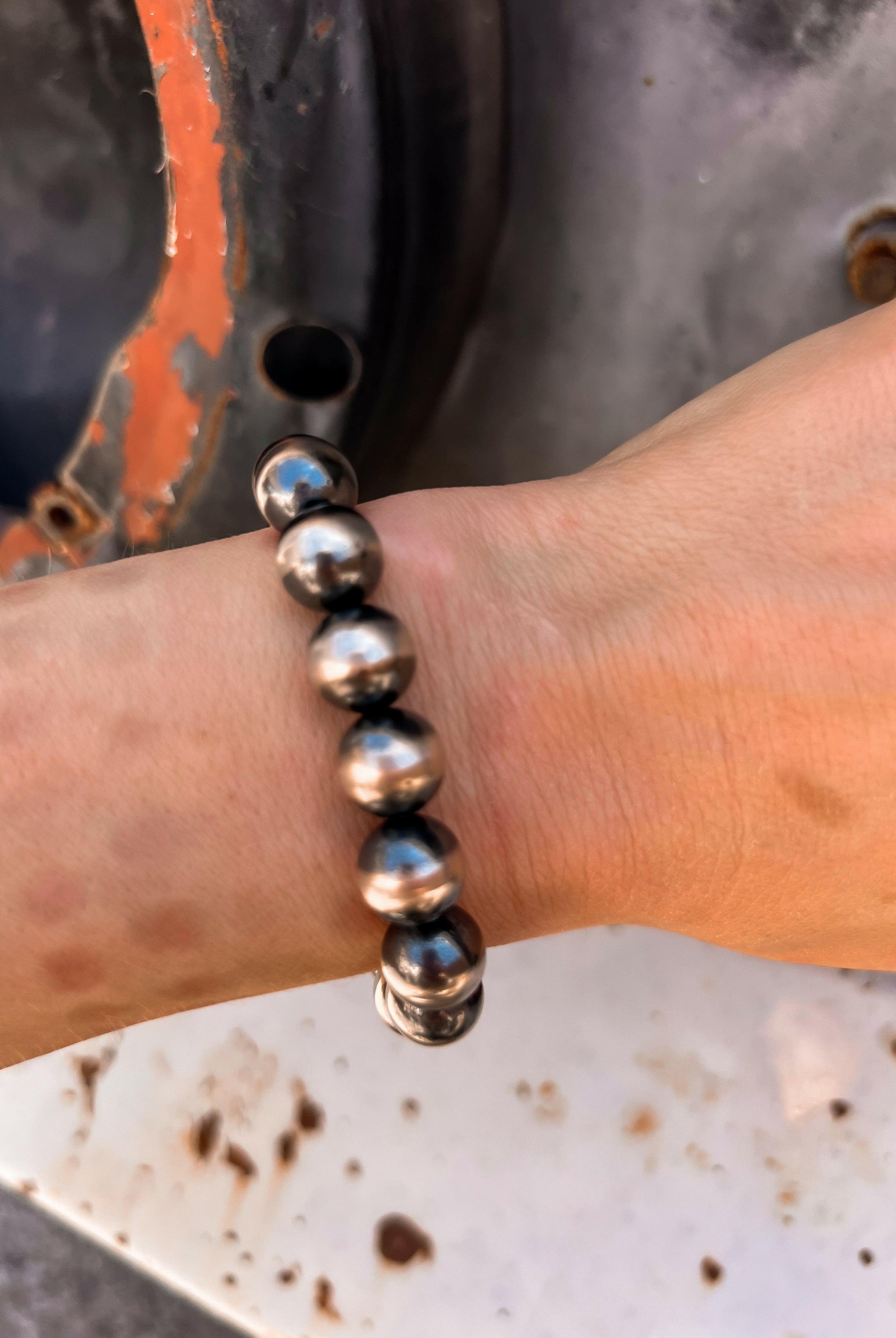 10mm Desert Pearl Kandy Bracelets | KRUSH ORIGINALS-Beaded Bracelets-Krush Kandy, Women's Online Fashion Boutique Located in Phoenix, Arizona (Scottsdale Area)