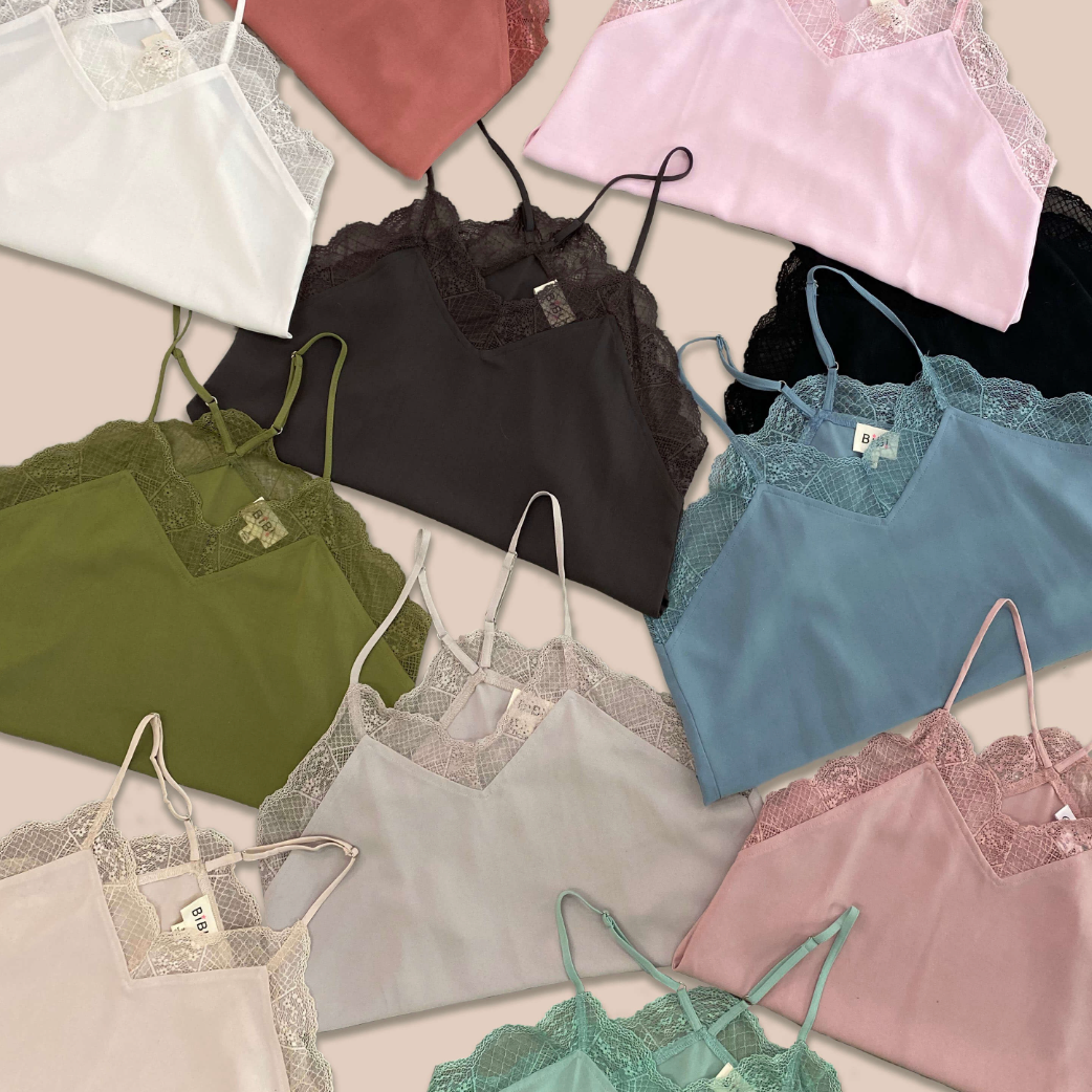Bibi: Your Best Friend Lace Tank Top | S-XL, 10 Colors-Tanks-Krush Kandy, Women's Online Fashion Boutique Located in Phoenix, Arizona (Scottsdale Area)