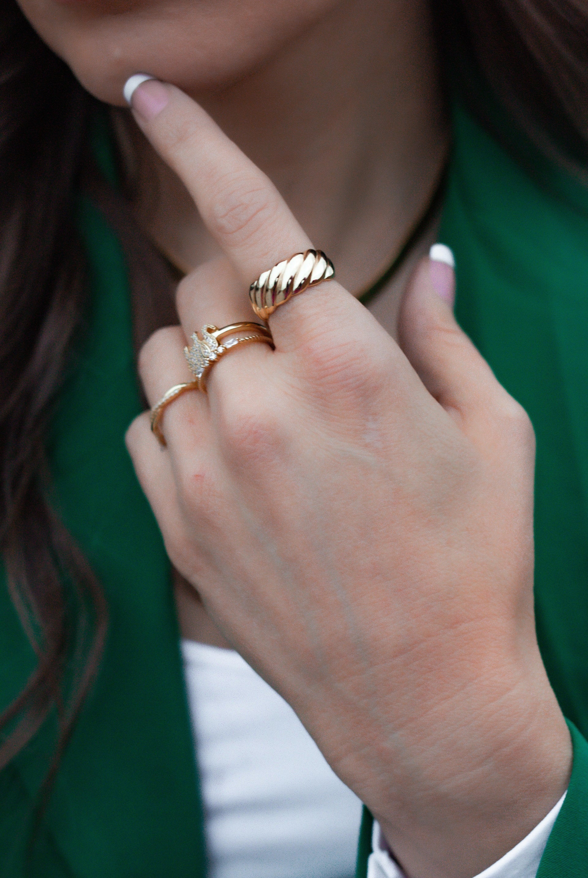 Be Bold Sterling Silver Ring | Gold or Silver-Rings-Krush Kandy, Women's Online Fashion Boutique Located in Phoenix, Arizona (Scottsdale Area)