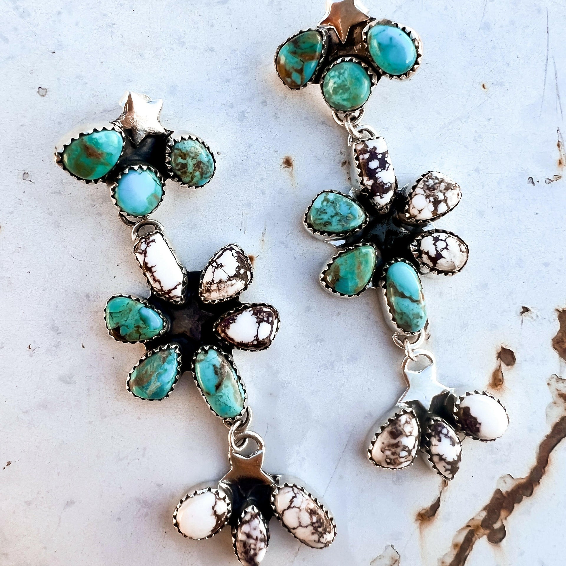 Dancing in a Field of Flowers Earrings-Drop Earrings-Krush Kandy, Women's Online Fashion Boutique Located in Phoenix, Arizona (Scottsdale Area)