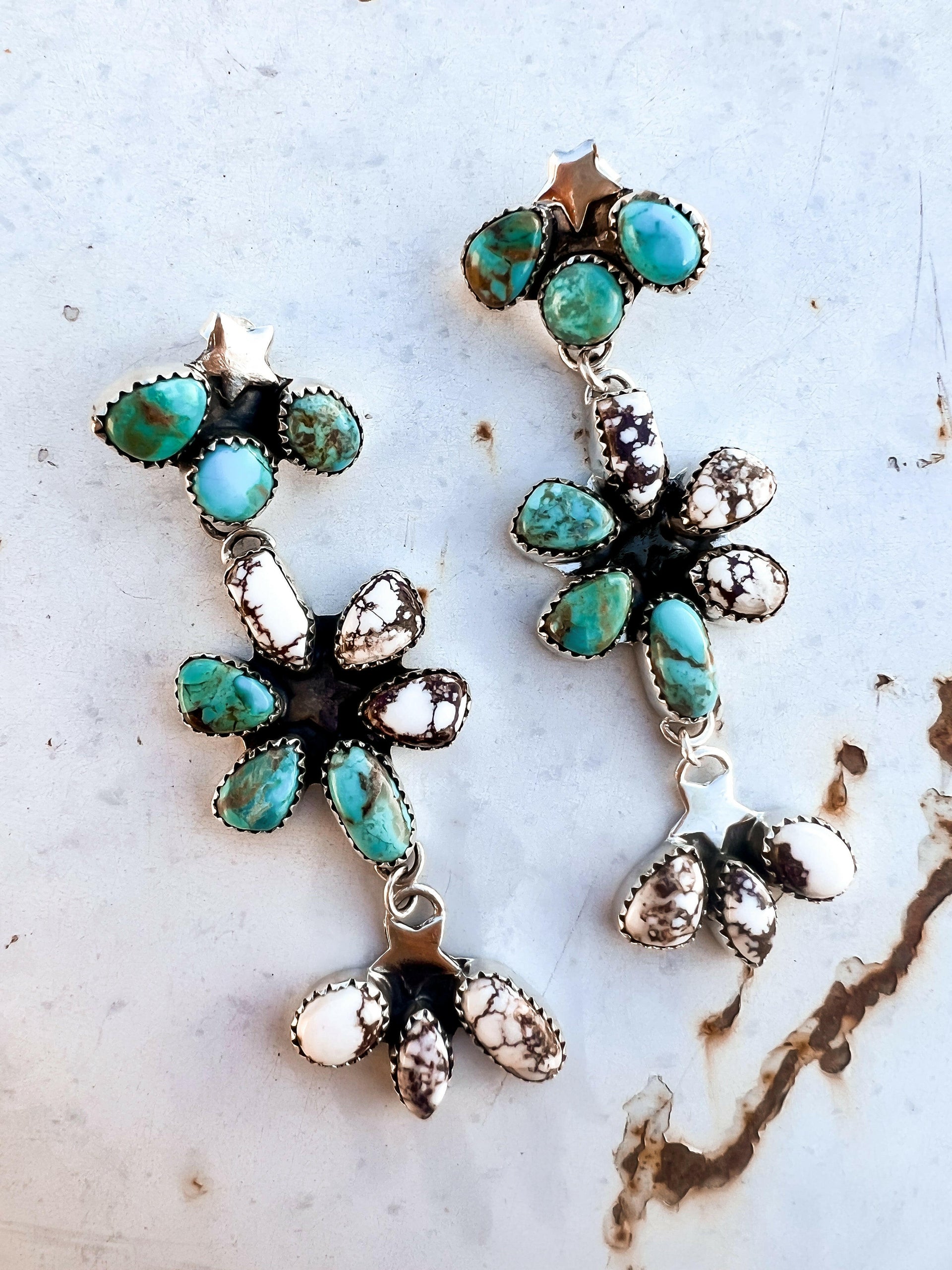 Dancing in a Field of Flowers Earrings-Drop Earrings-Krush Kandy, Women's Online Fashion Boutique Located in Phoenix, Arizona (Scottsdale Area)
