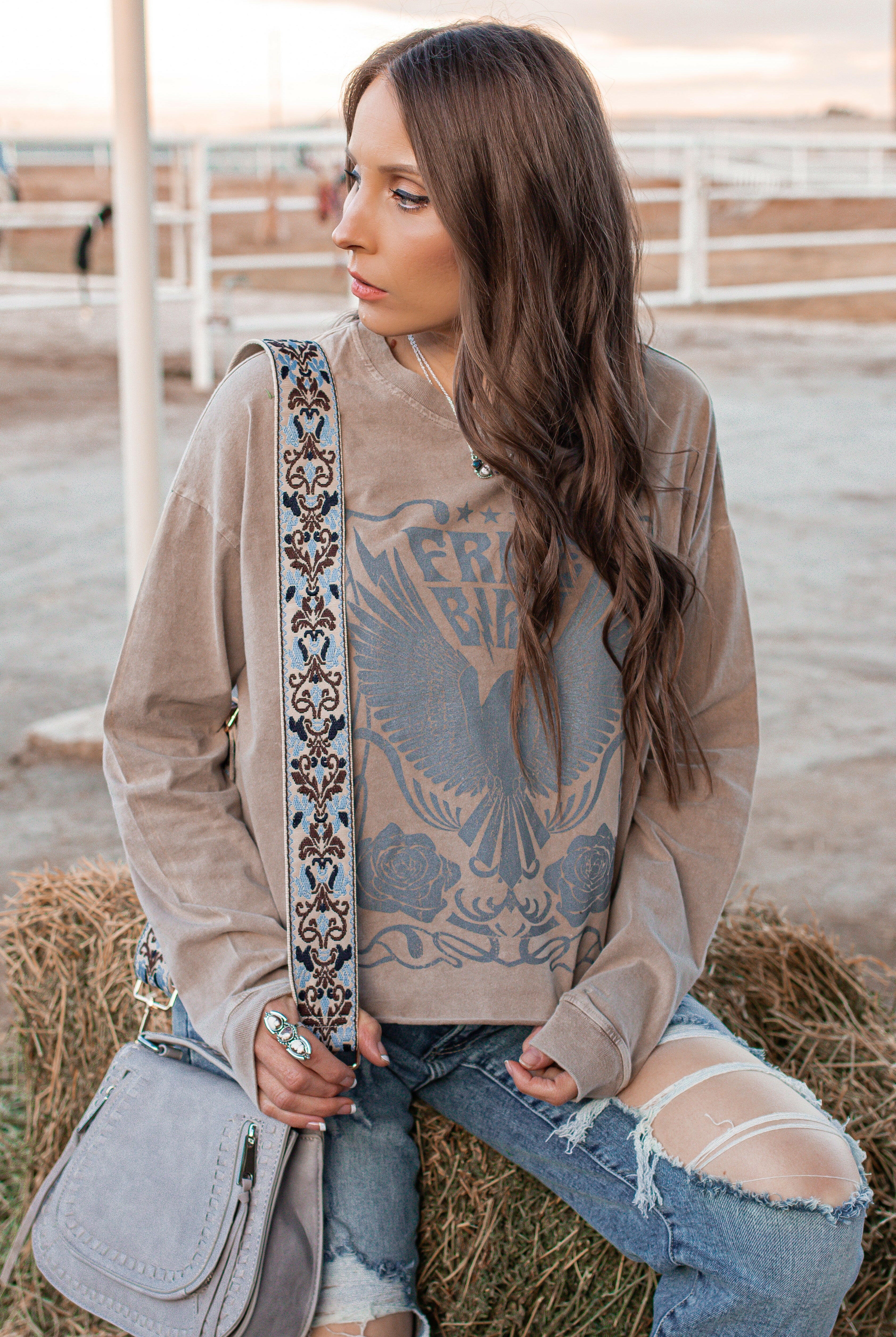 Adventure Begins Guitar Strap | 6 Colors!-Purses & Bags-Krush Kandy, Women's Online Fashion Boutique Located in Phoenix, Arizona (Scottsdale Area)