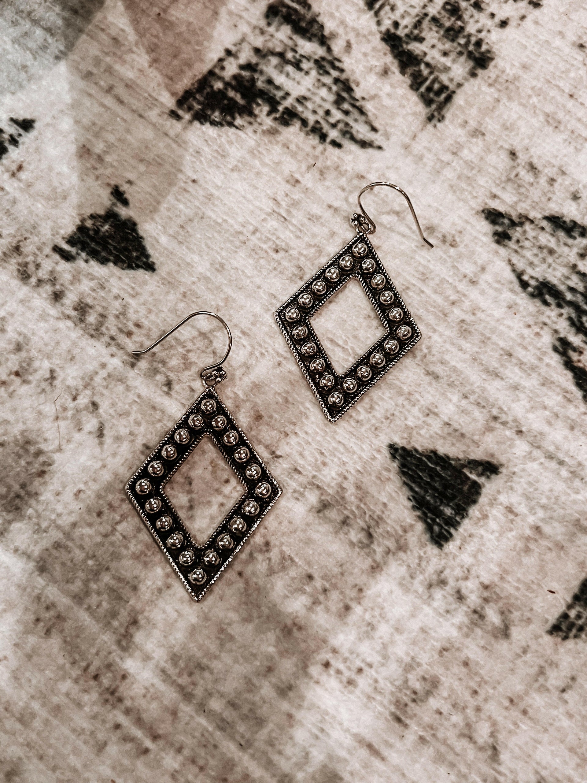 Sterling Silver Diamond Ball Earrings | PREORDER NOW OPEN!-Drop Earrings-Krush Kandy, Women's Online Fashion Boutique Located in Phoenix, Arizona (Scottsdale Area)