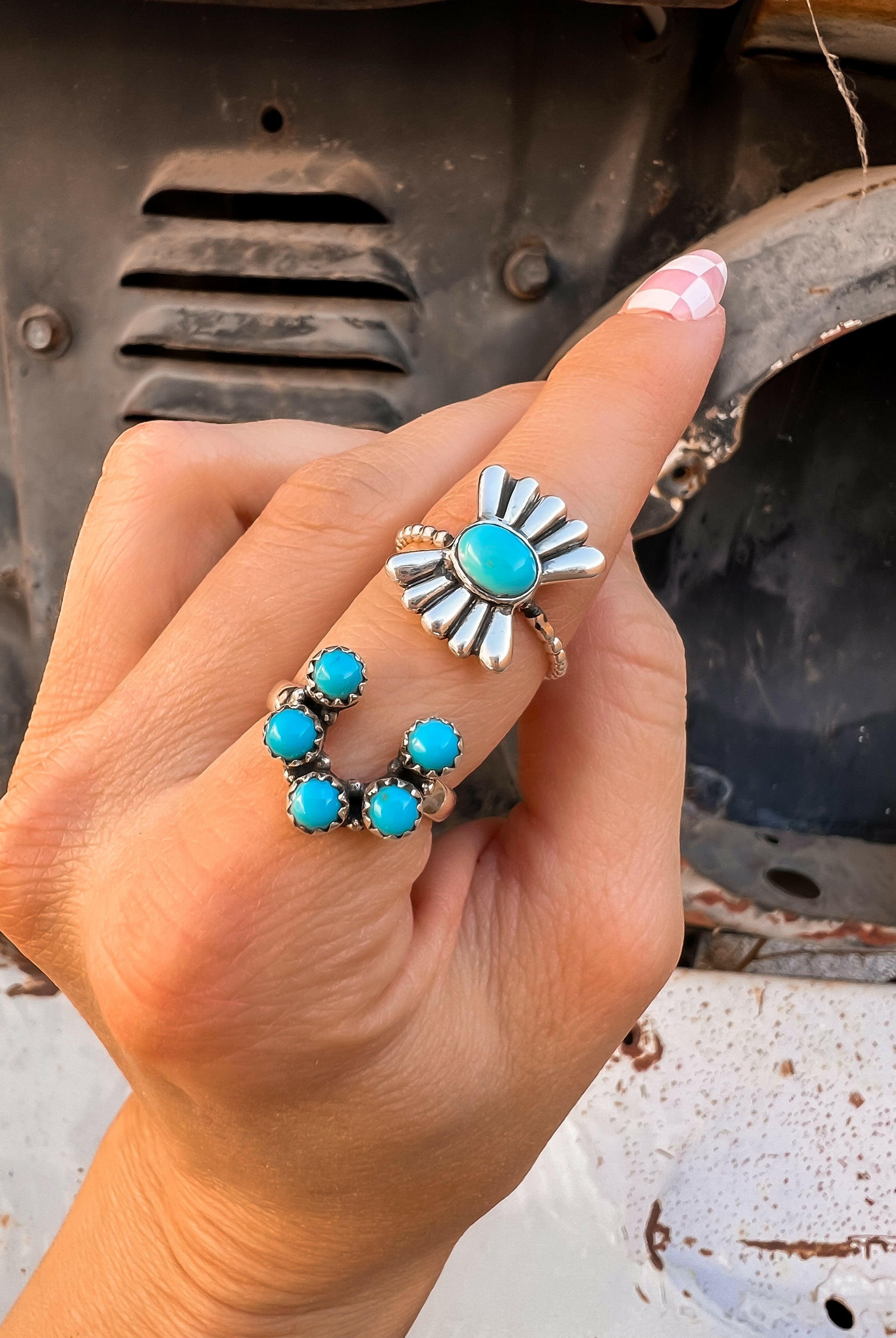 Sun Ring Sterling Silver Ring-Cluster Rings-Krush Kandy, Women's Online Fashion Boutique Located in Phoenix, Arizona (Scottsdale Area)