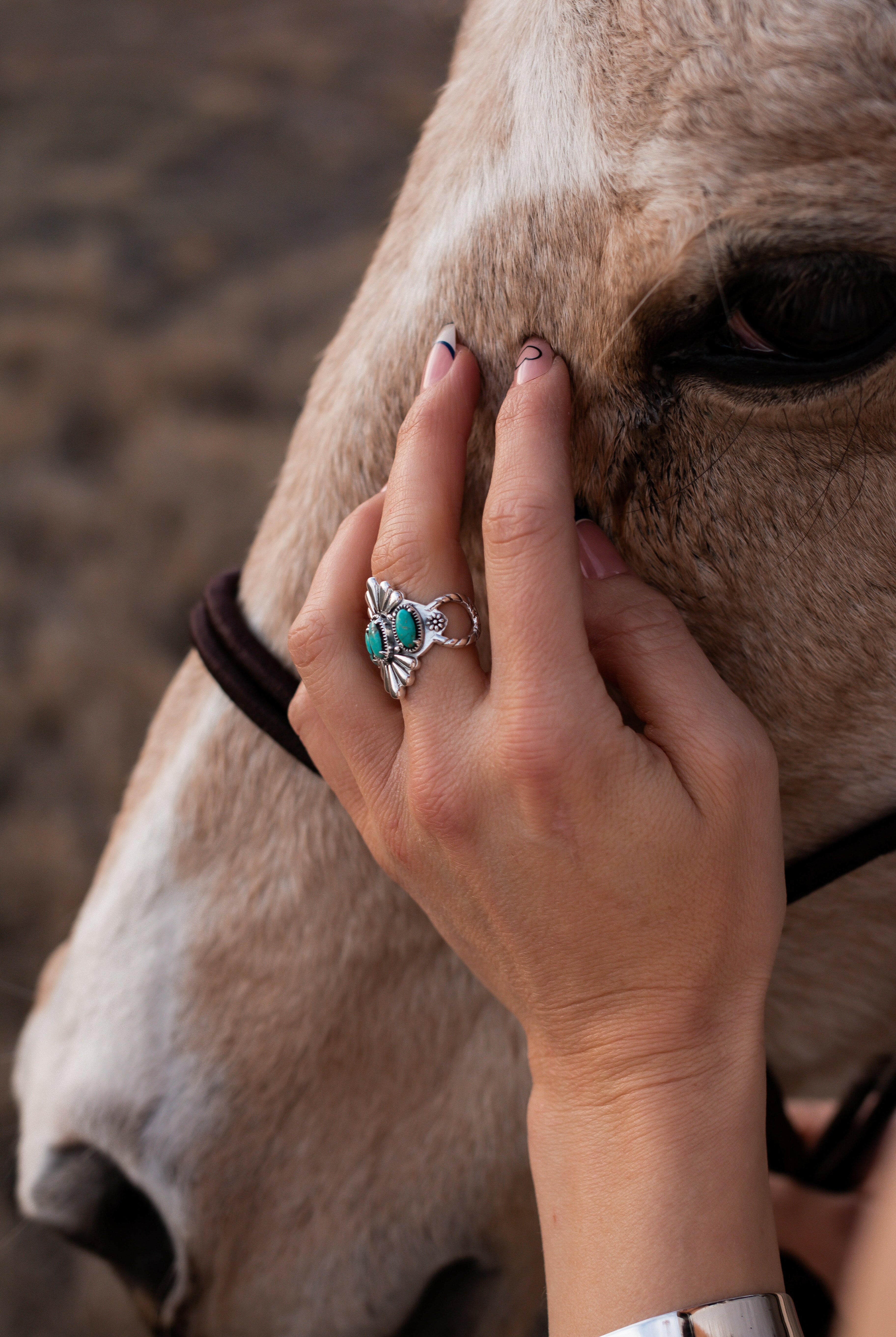 Free As The Wind Triple Stone Ring-Statement Rings-Krush Kandy, Women's Online Fashion Boutique Located in Phoenix, Arizona (Scottsdale Area)