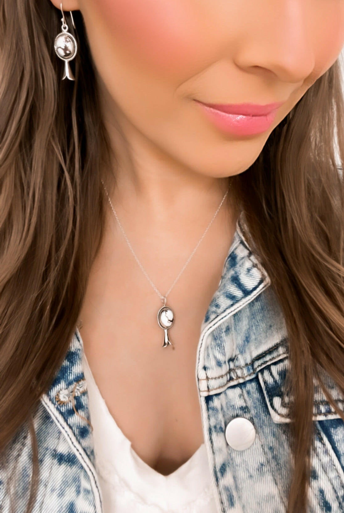 Cutest Squash Blossom Stone Necklace | PREORDER NOW OPEN-Pendant Necklaces-Krush Kandy, Women's Online Fashion Boutique Located in Phoenix, Arizona (Scottsdale Area)
