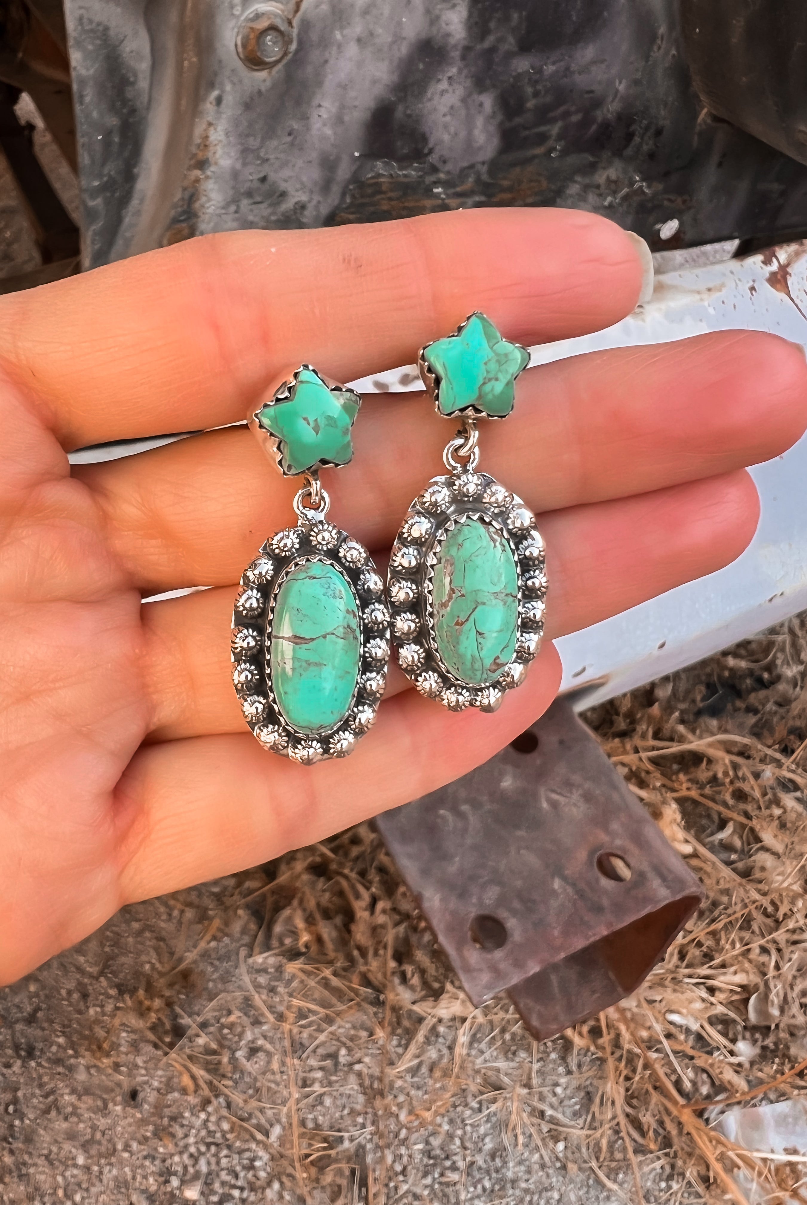 Nothing Compares Star Drop Stone Earrings | PREORDER NOW OPEN-Earrings-Krush Kandy, Women's Online Fashion Boutique Located in Phoenix, Arizona (Scottsdale Area)