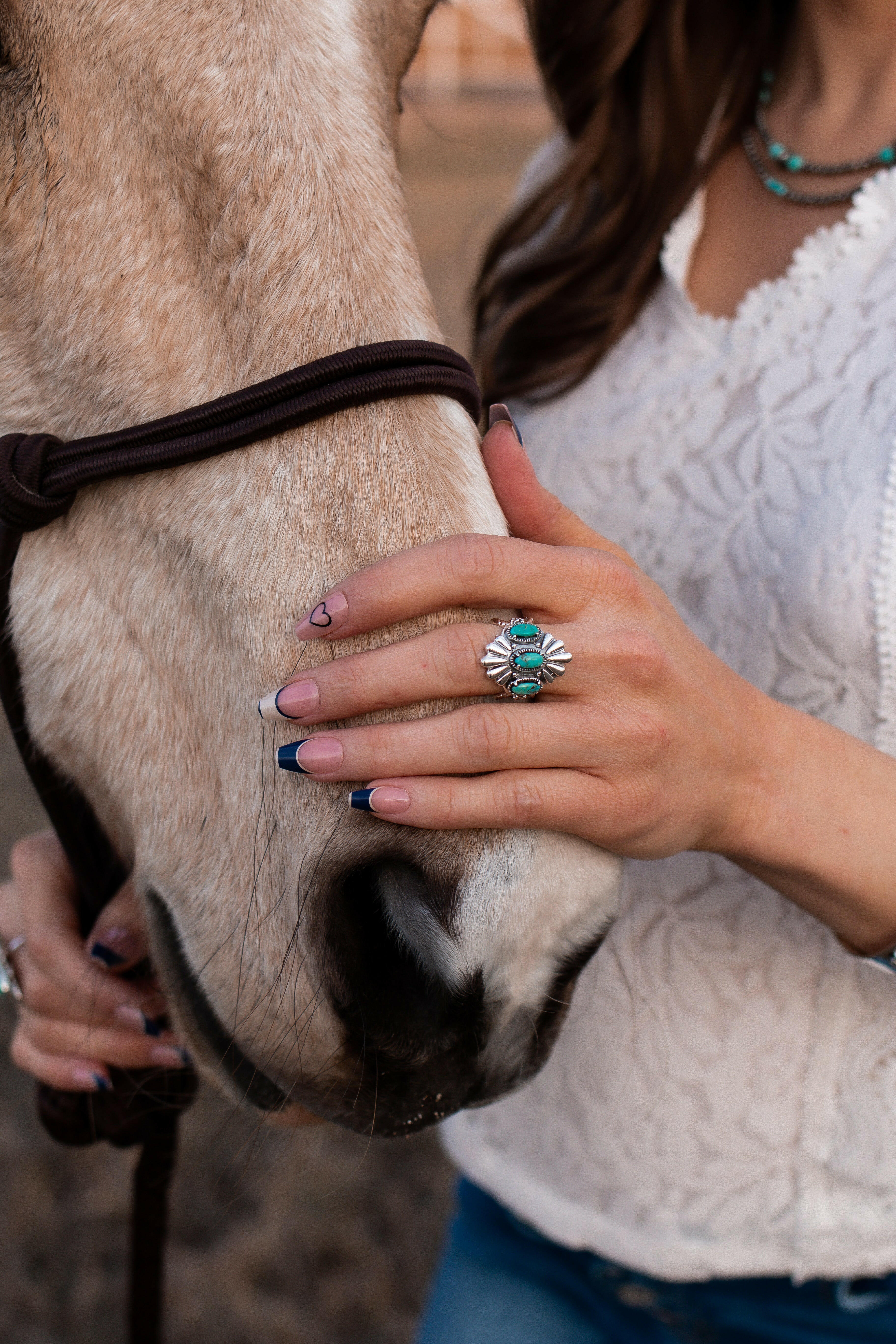 Free As The Wind Triple Stone Ring-Statement Rings-Krush Kandy, Women's Online Fashion Boutique Located in Phoenix, Arizona (Scottsdale Area)