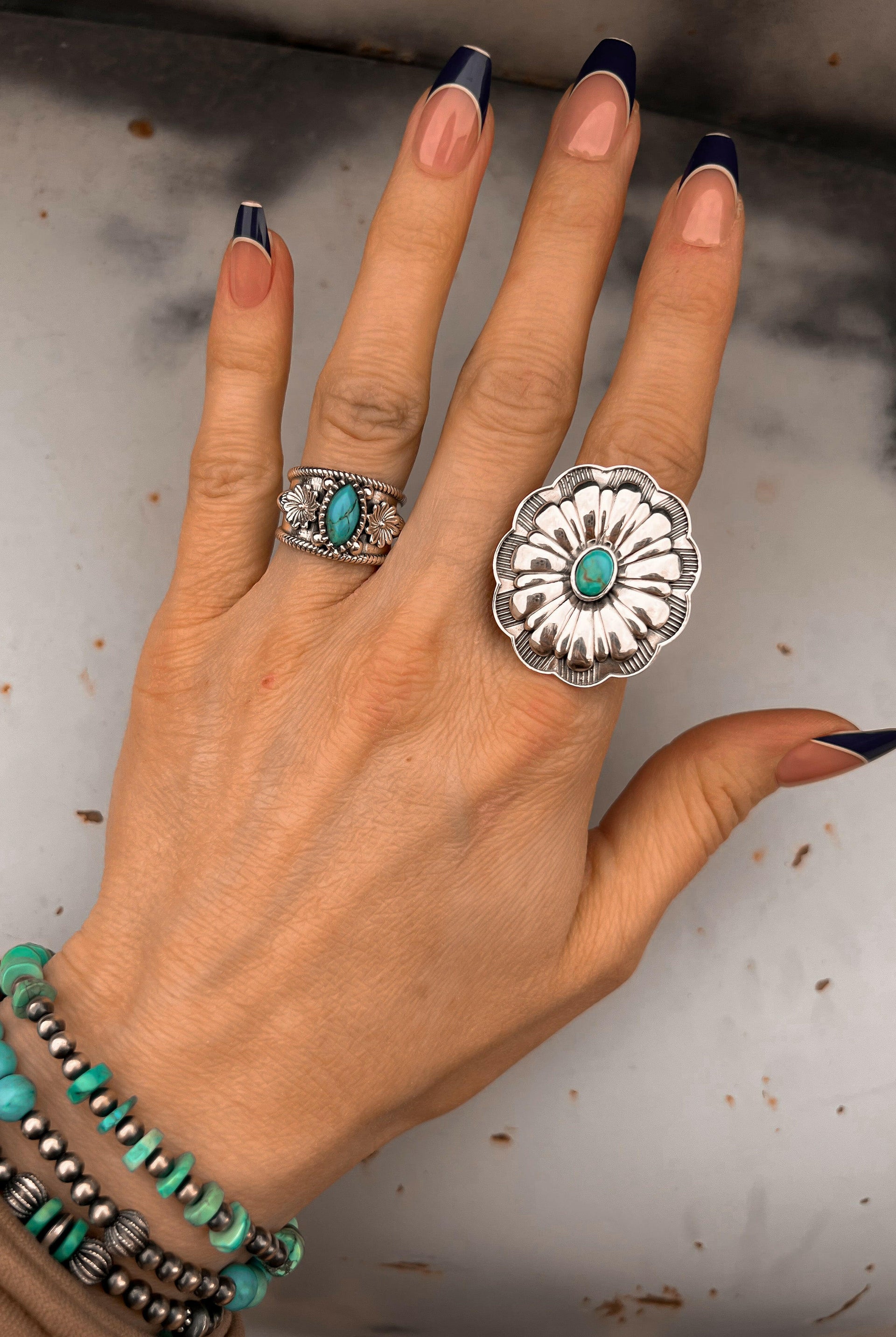 Blooming Boho Sterling Silver Ring MADE TO ORDER-Cluster Rings-Krush Kandy, Women's Online Fashion Boutique Located in Phoenix, Arizona (Scottsdale Area)