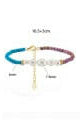 Natural Stone Geometric Vintage Beaded Necklace-Necklaces-Krush Kandy, Women's Online Fashion Boutique Located in Phoenix, Arizona (Scottsdale Area)